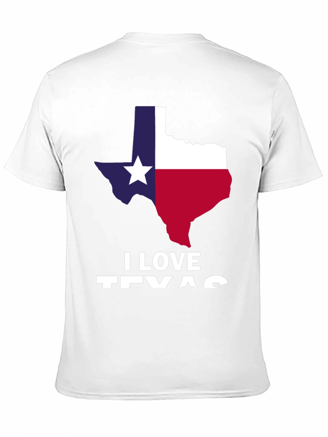 I Love Texas Flag Graphic T-Shirt