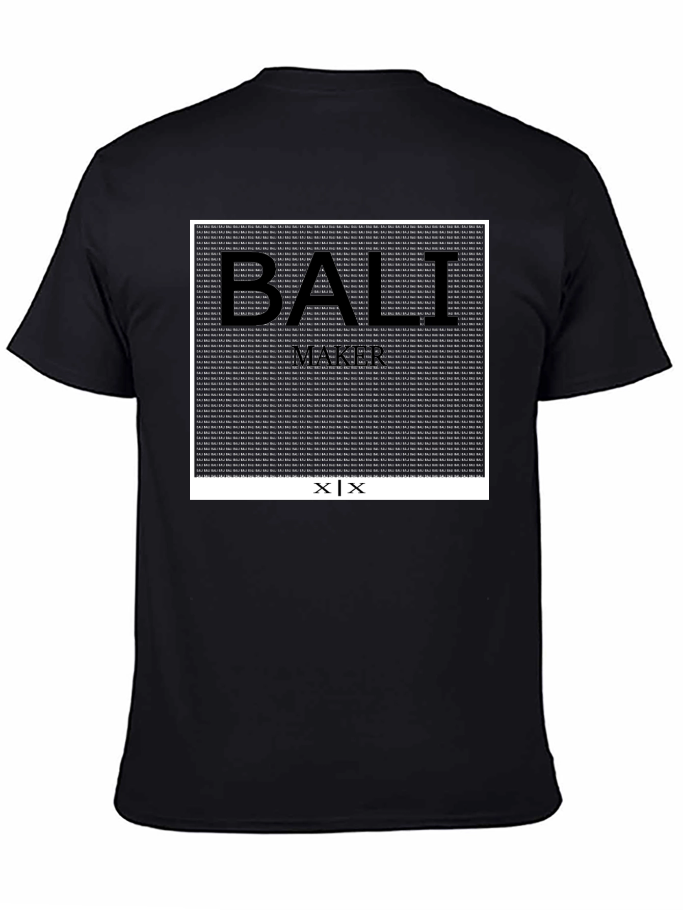 Bali Maker Black Graphic T-Shirt