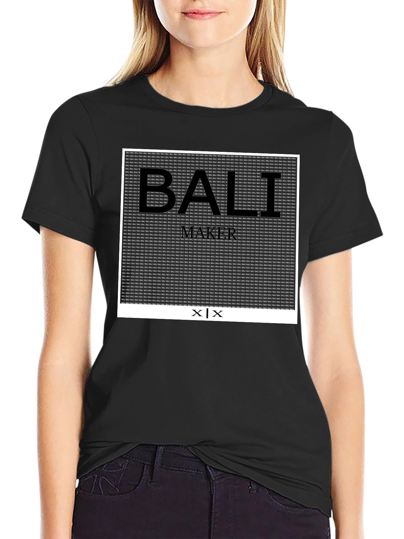 Bali Maker Black Graphic T-Shirt