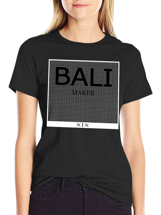 Bali Maker Black Graphic T-Shirt