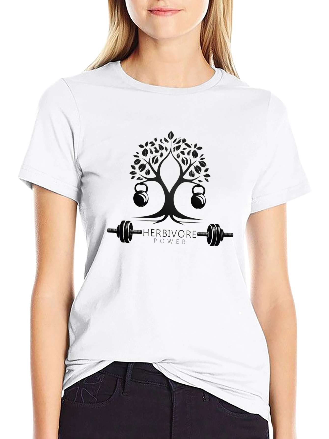 Herbivore Fitness Tree T-Shirt - Black