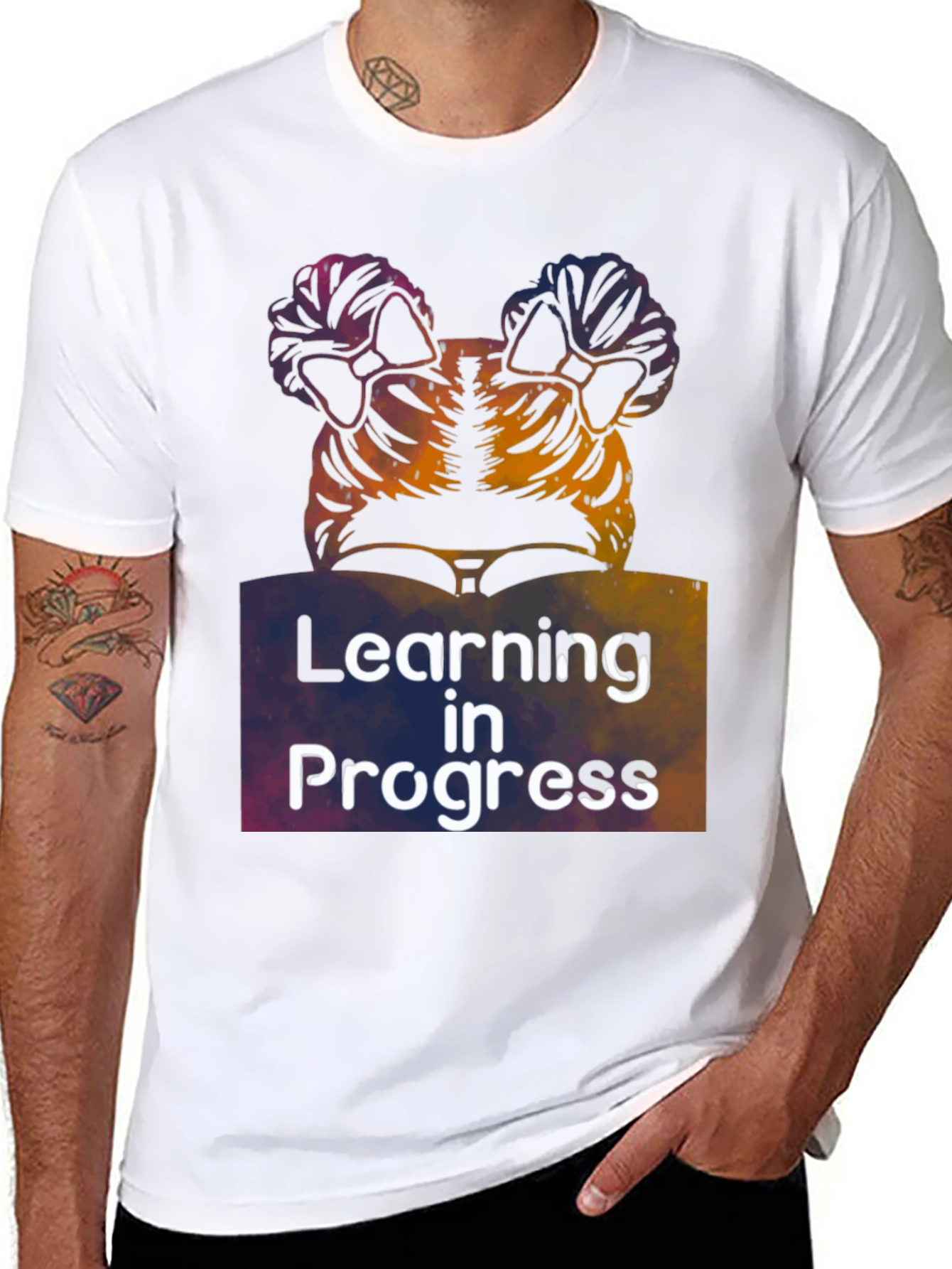 Learning in Progress Graphic Tee - Soft Cotton