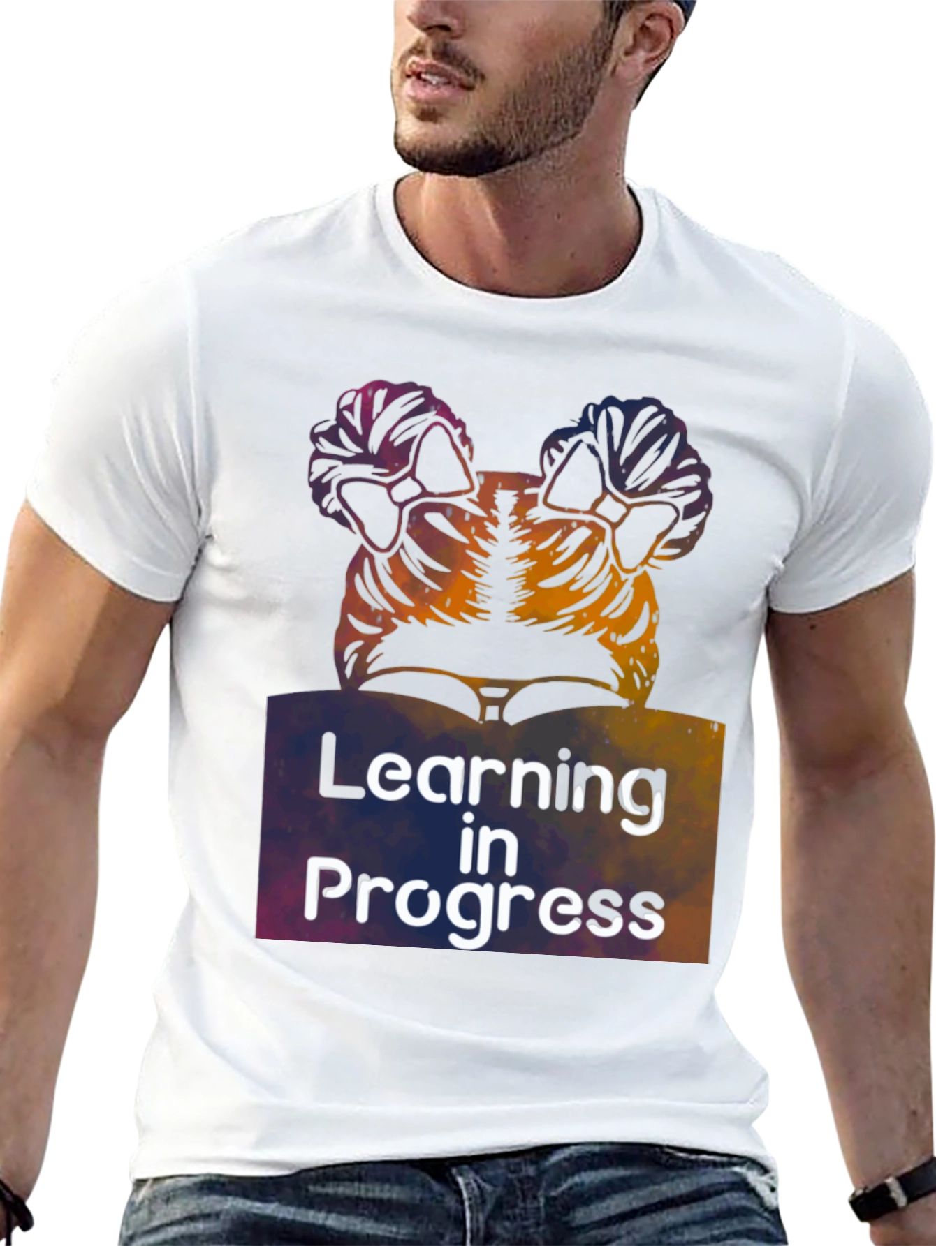 Learning in Progress Graphic Tee - Soft Cotton