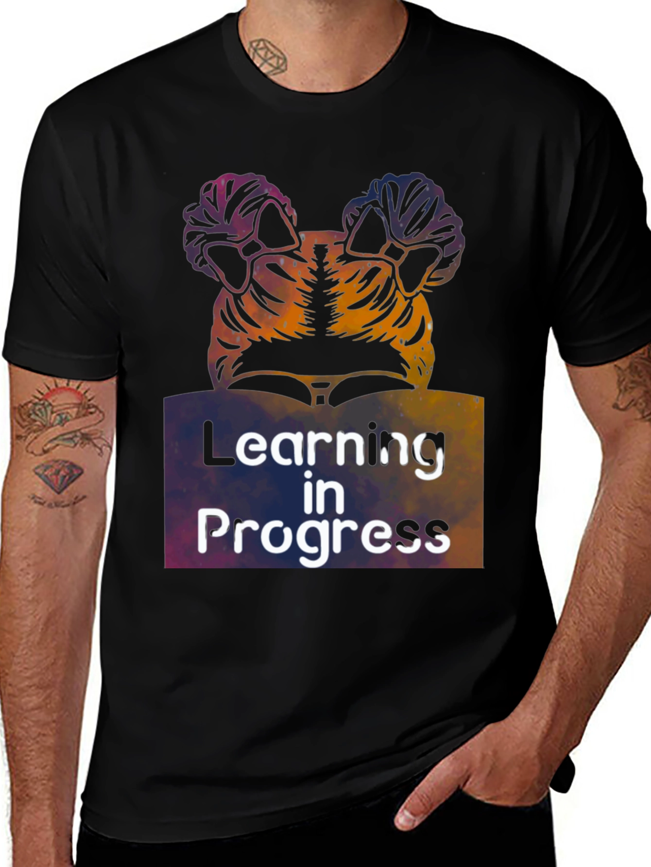 Learning in Progress Graphic Tee - Soft Cotton