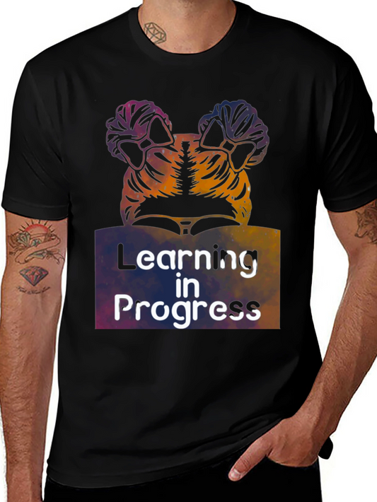 Learning in Progress Graphic Tee - Soft Cotton