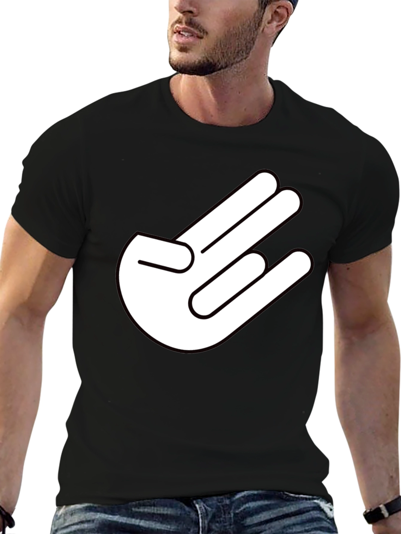Westside Hand Sign Graphic Black T-Shirt