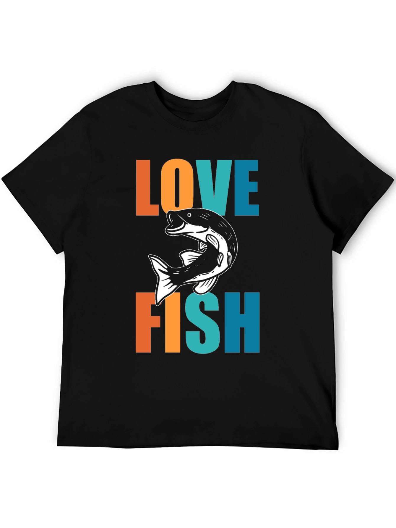 Love Fish Graphic Tee - Fisherman T-Shirt