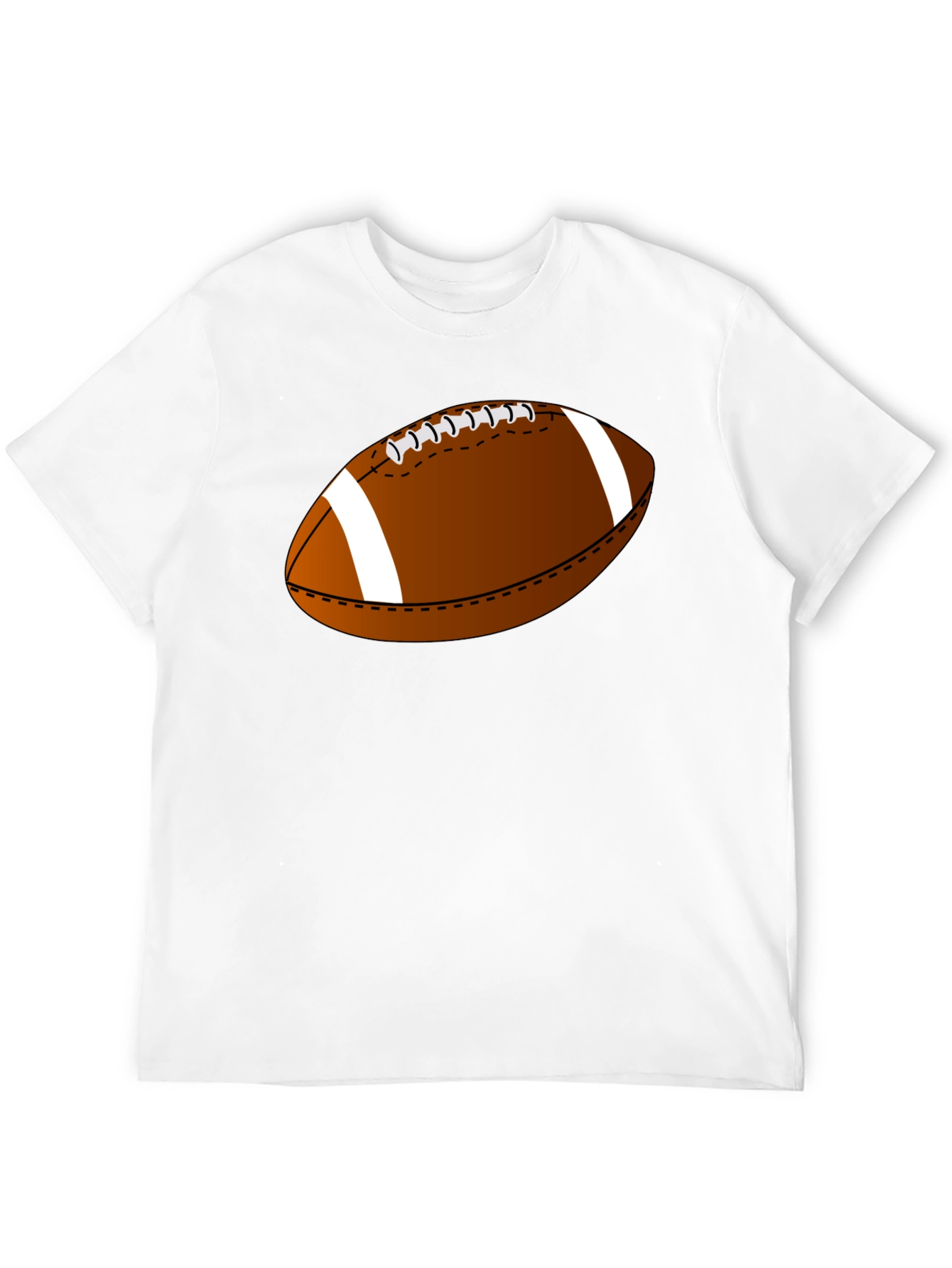 Football Graphic Tee - Casual Black T-Shirt