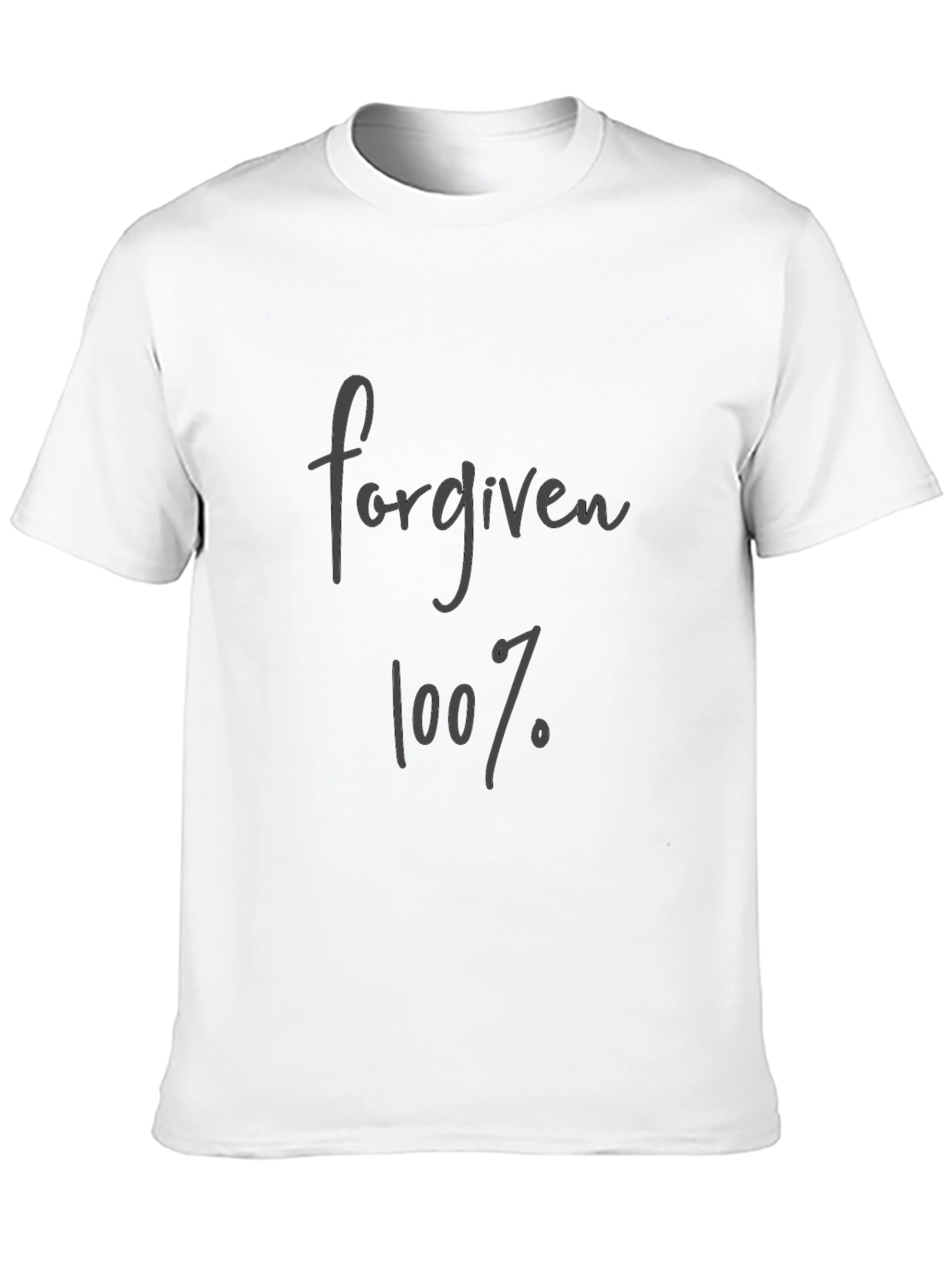Forgiven 100% Graphic T-Shirt - Casual Comfort