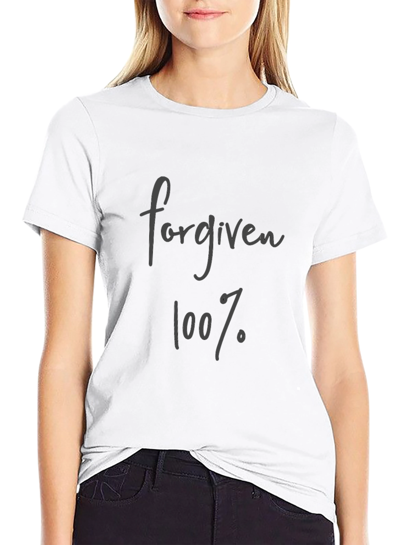 Forgiven 100% Graphic T-Shirt - Casual Comfort
