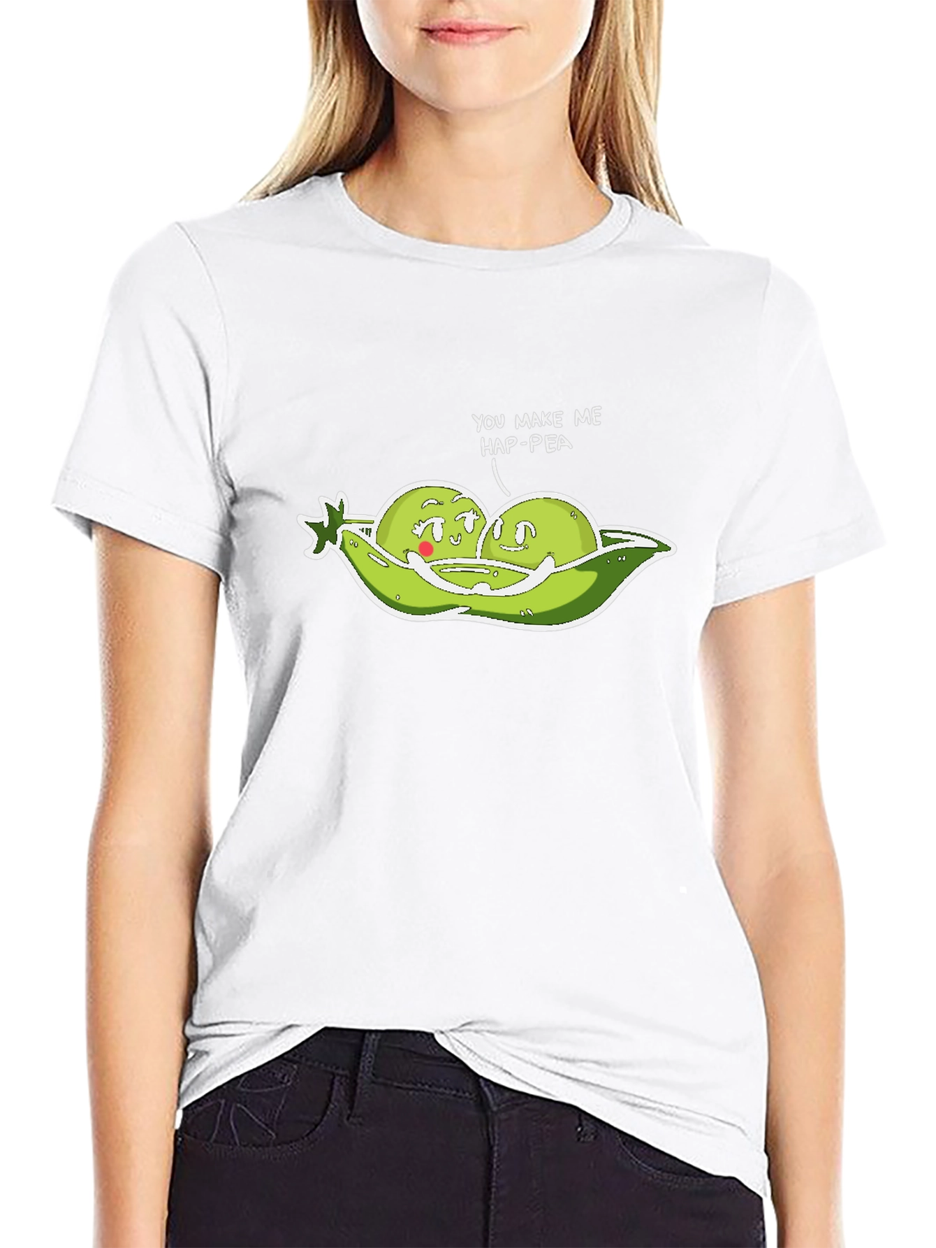 You Make Me Hap-Pea Funny T-Shirt