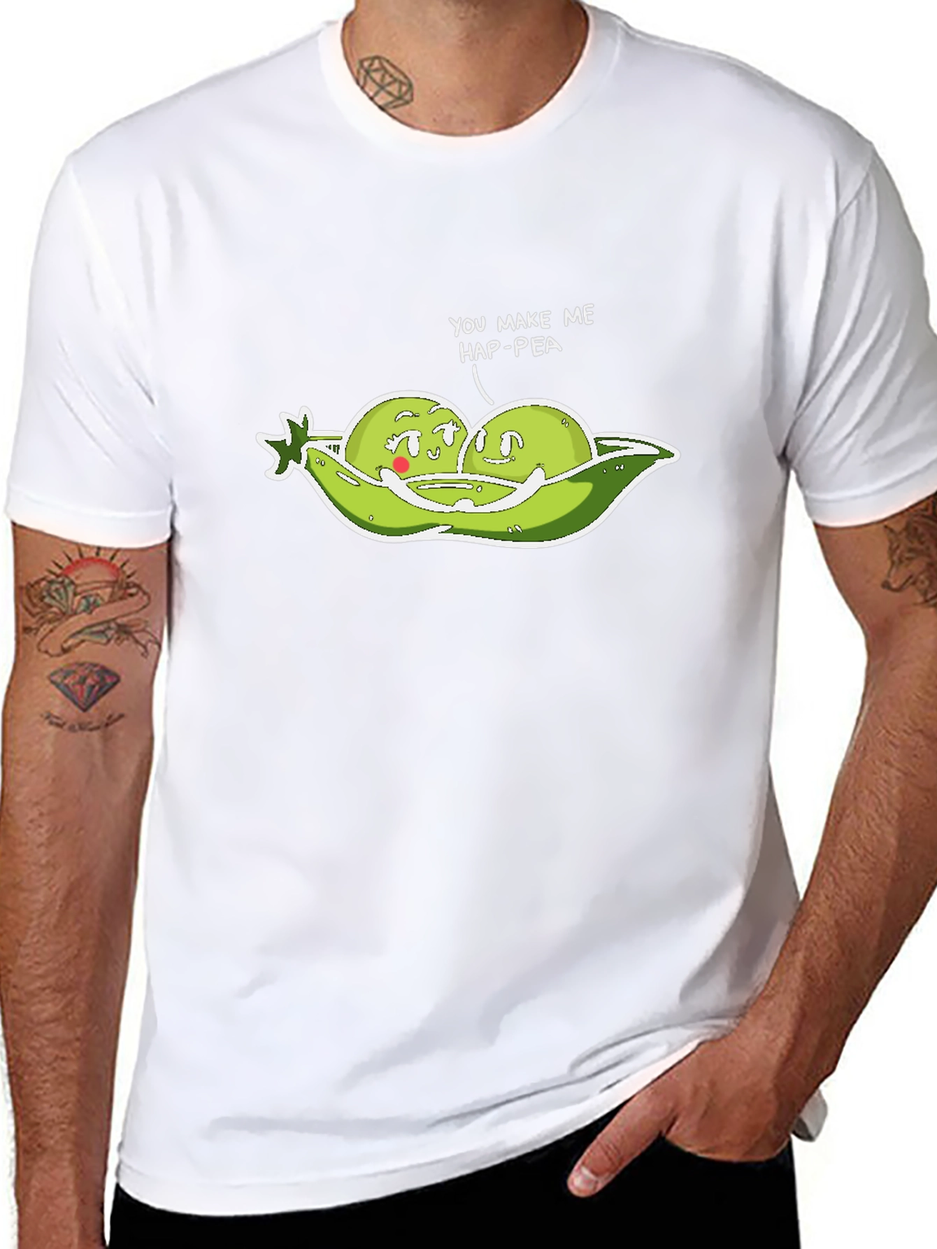 You Make Me Hap-Pea Funny T-Shirt