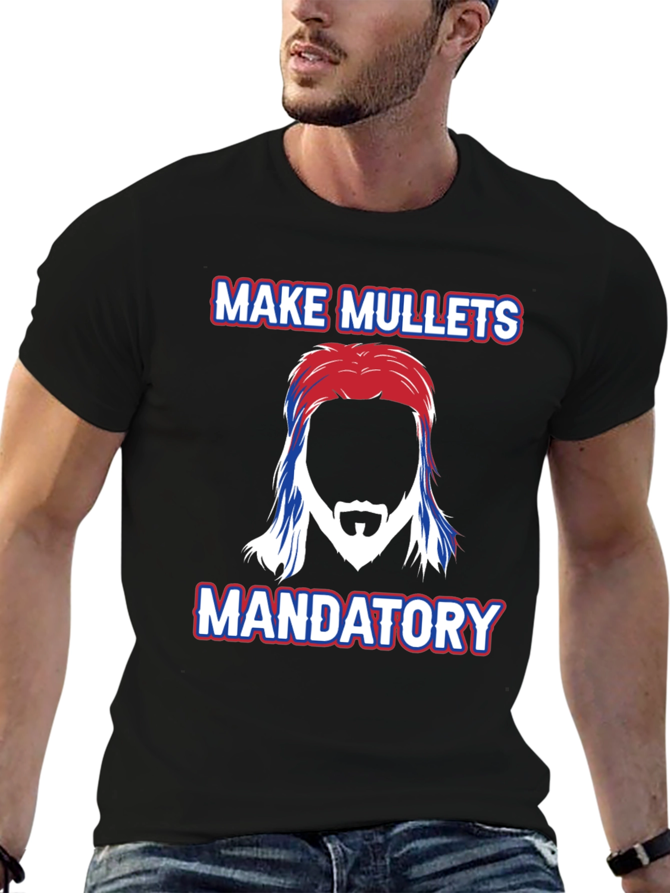 Make Mullets Mandatory Graphic T-Shirt