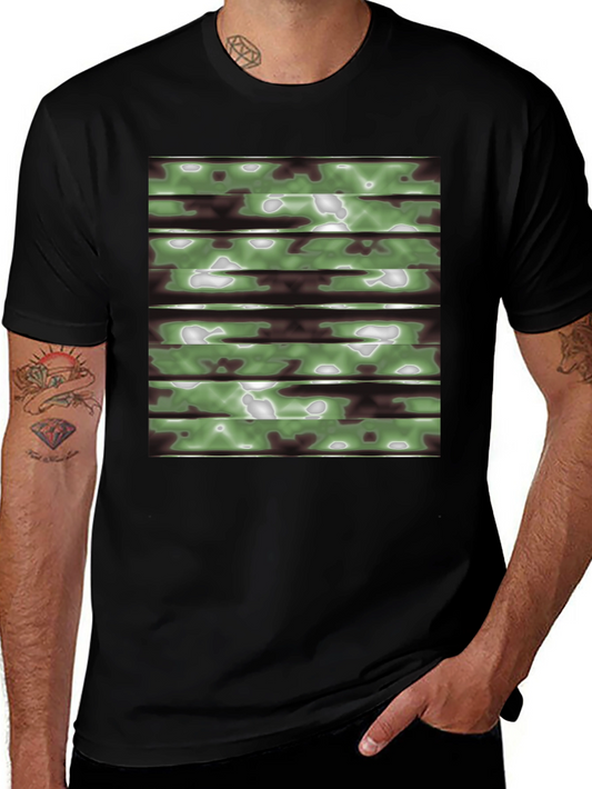 Camo Stripe T-Shirt - Cool Casual Wear