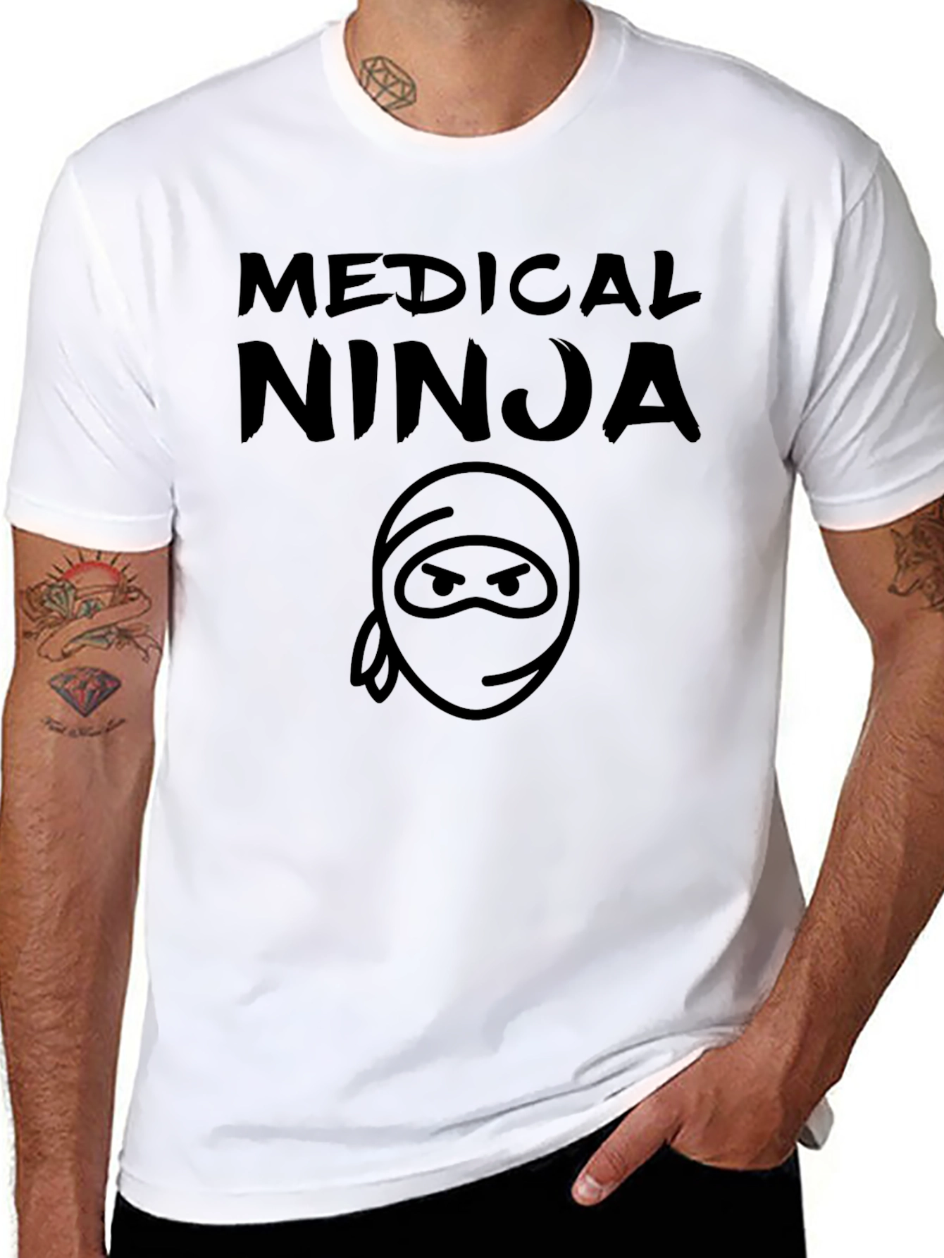 Medical Ninja Black T-Shirt - Graphic Tee