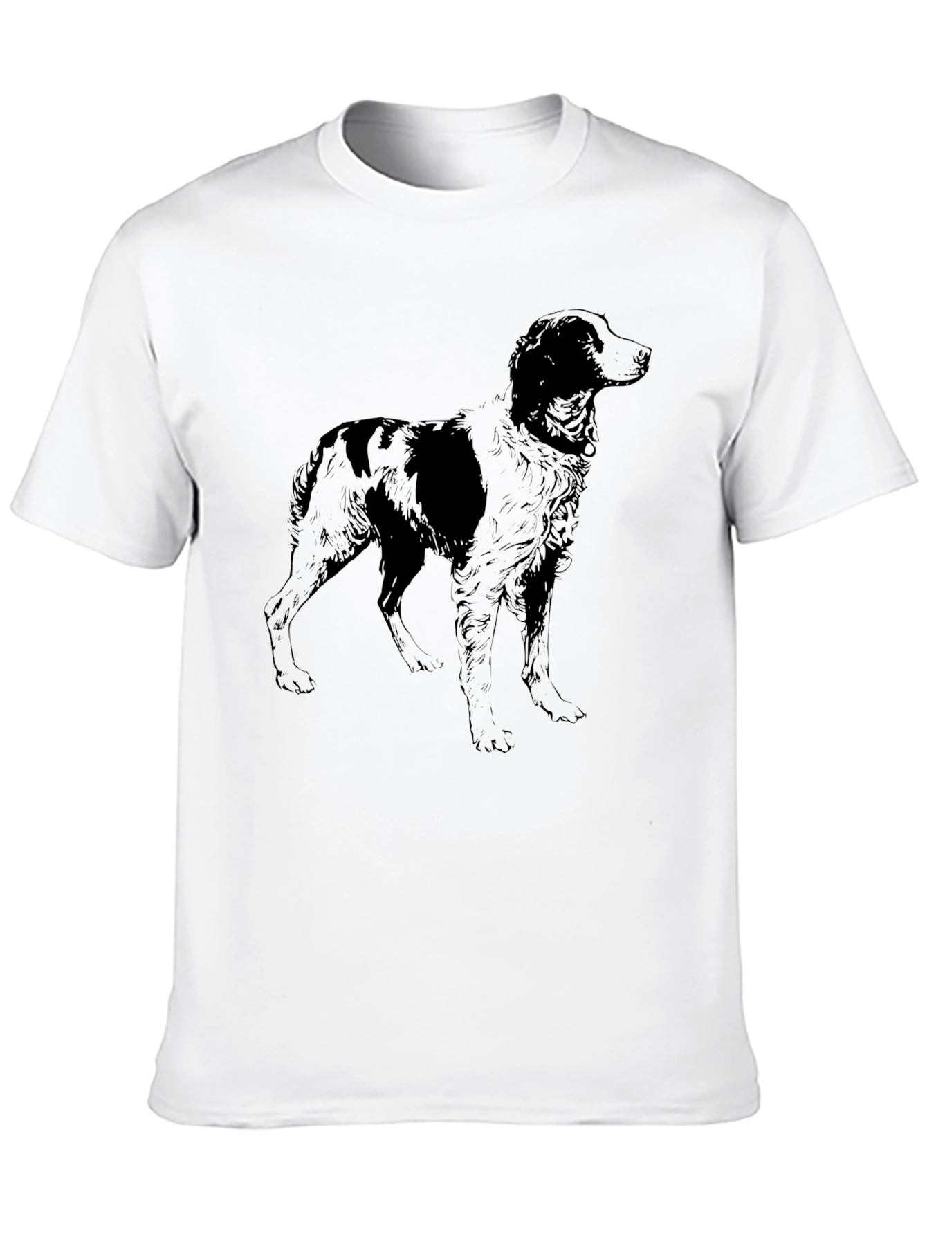 Dog Breed Graphic Tee - Black