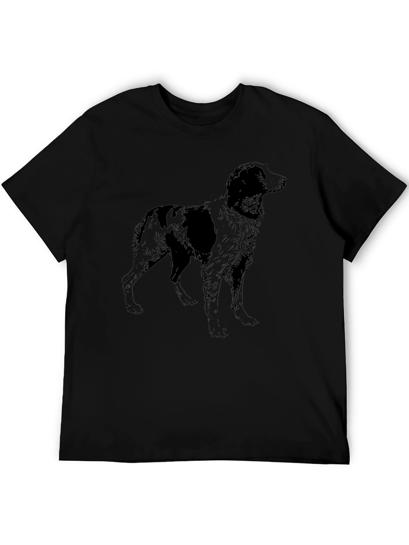 Dog Breed Graphic Tee - Black