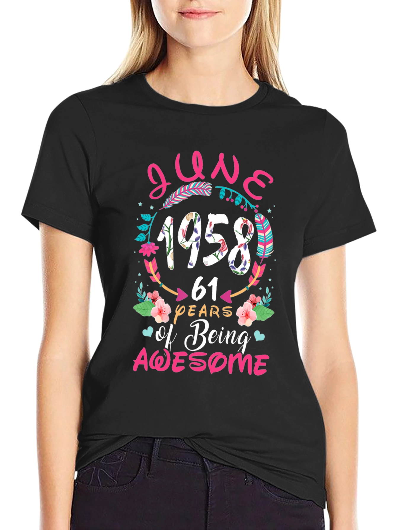 June 1958 61st Birthday Awesome T-Shirt