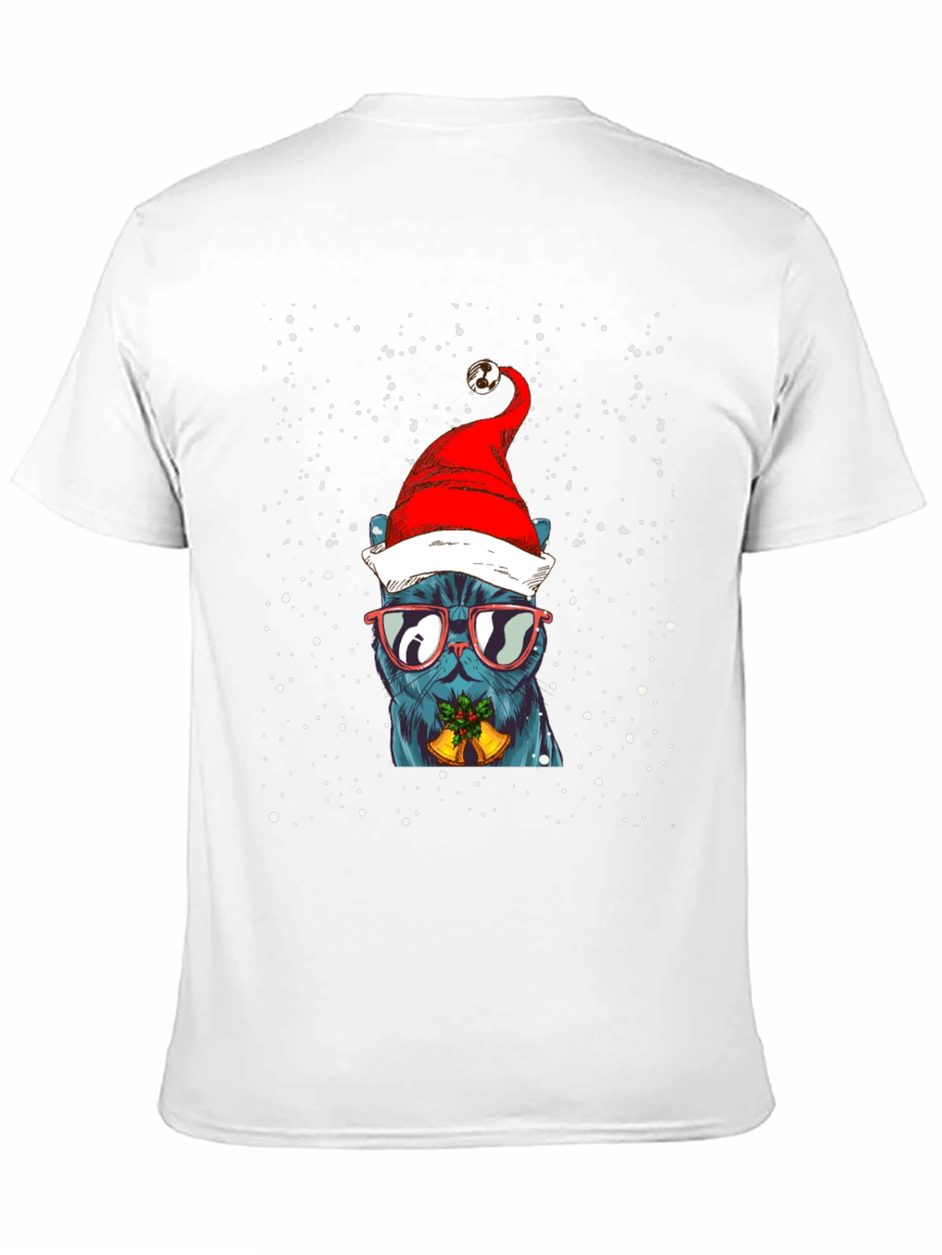 Festive Cat Christmas T-Shirt