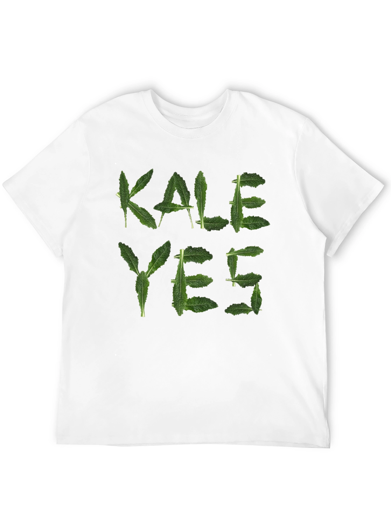 Kale Yes Funny T-Shirt - Black Cotton Tee