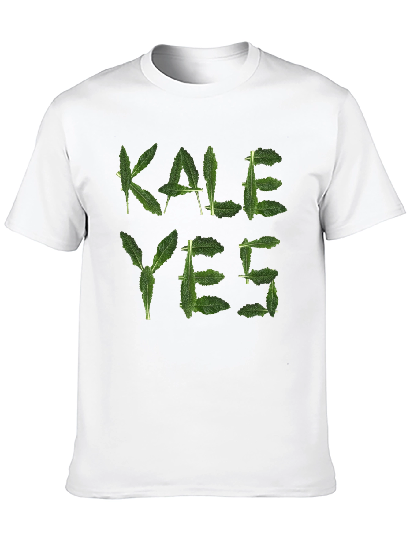 Kale Yes Funny T-Shirt - Black Cotton Tee