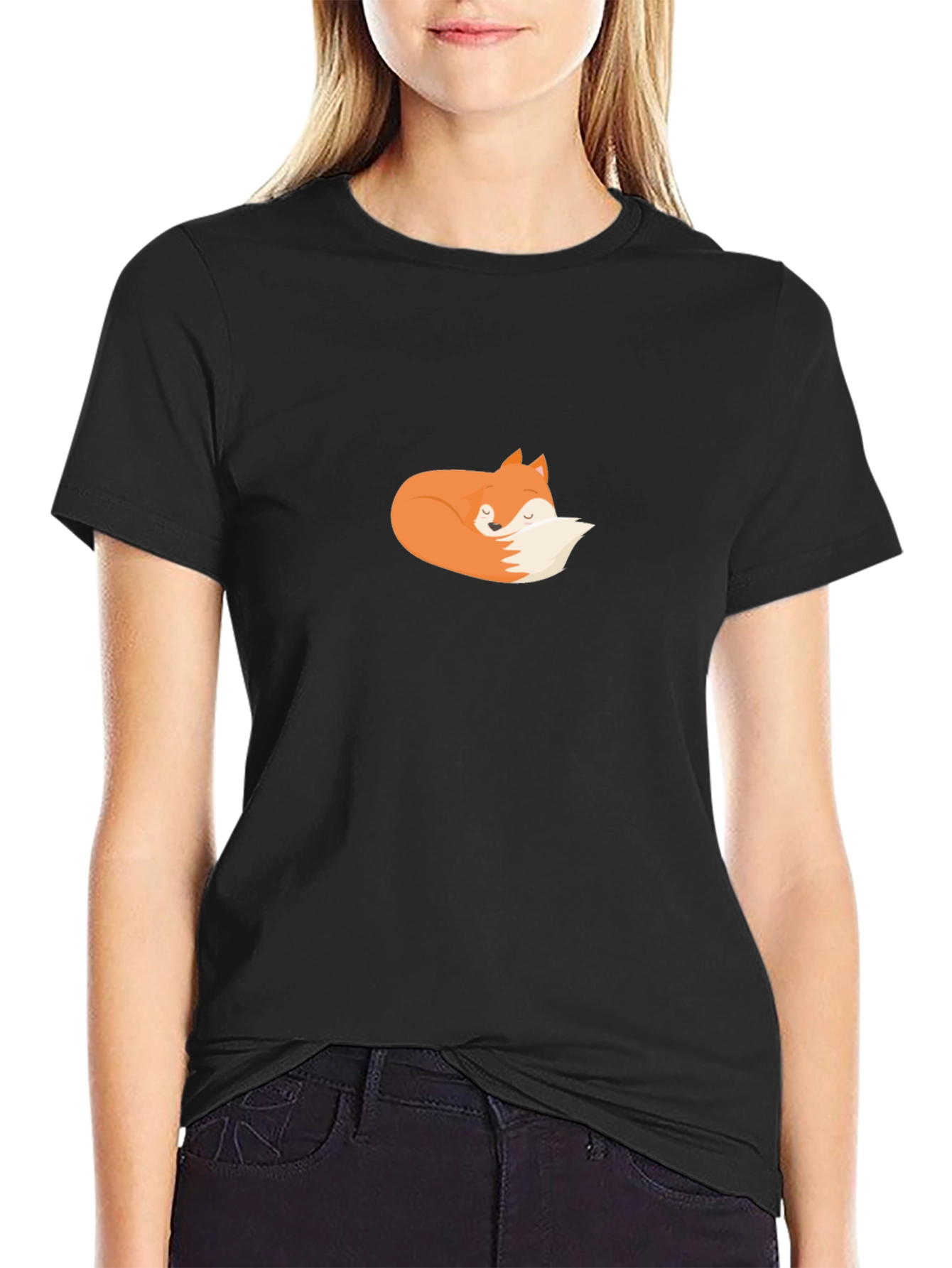 Fox Nap T-Shirt - Soft & Cozy