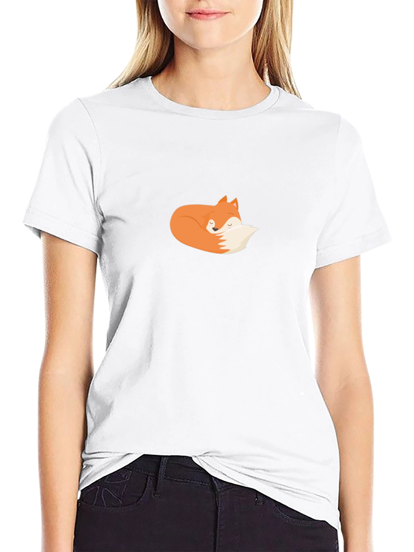 Fox Nap T-Shirt - Soft & Cozy