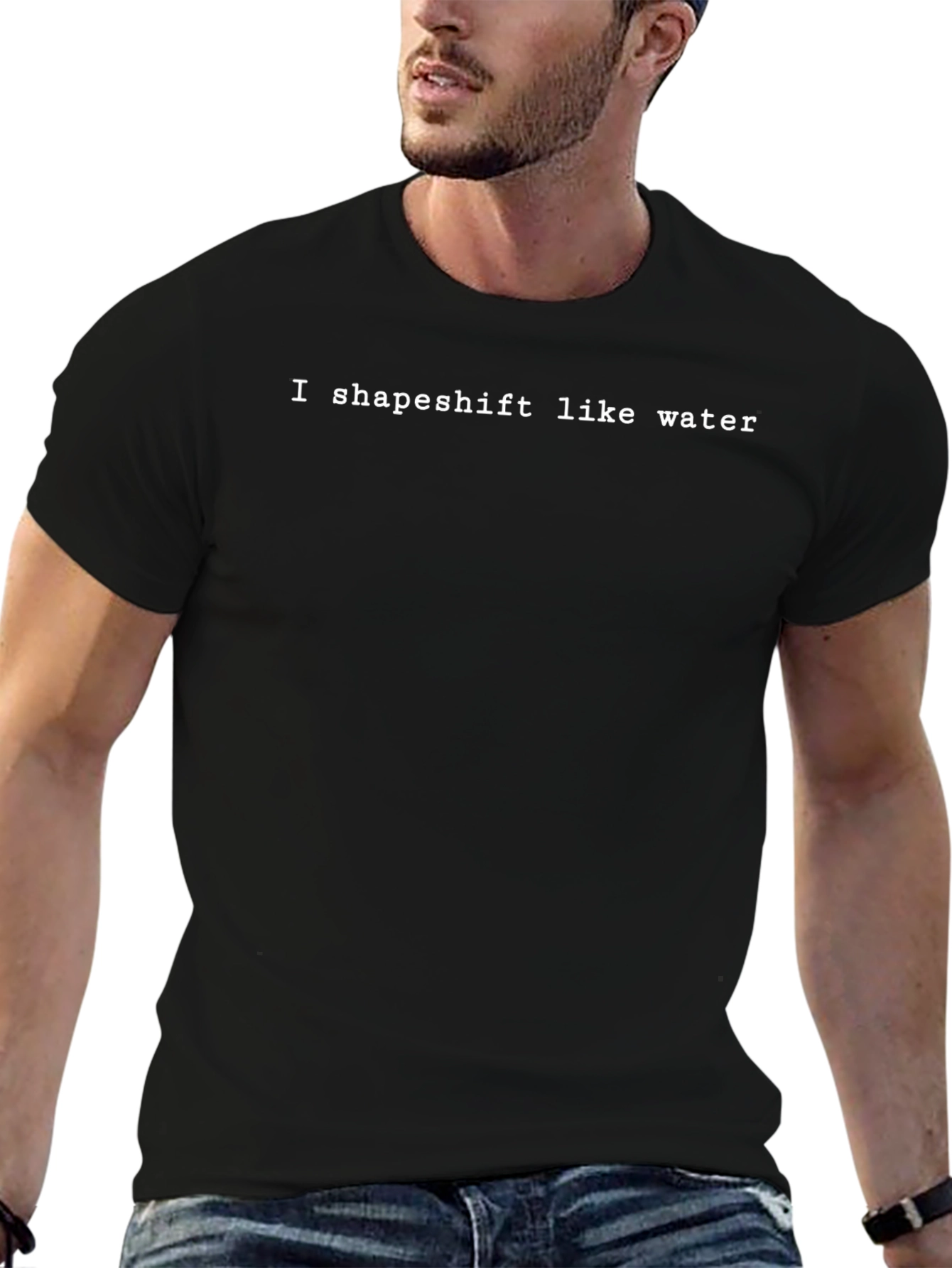 I Shapeshift Like Water Black T-Shirt