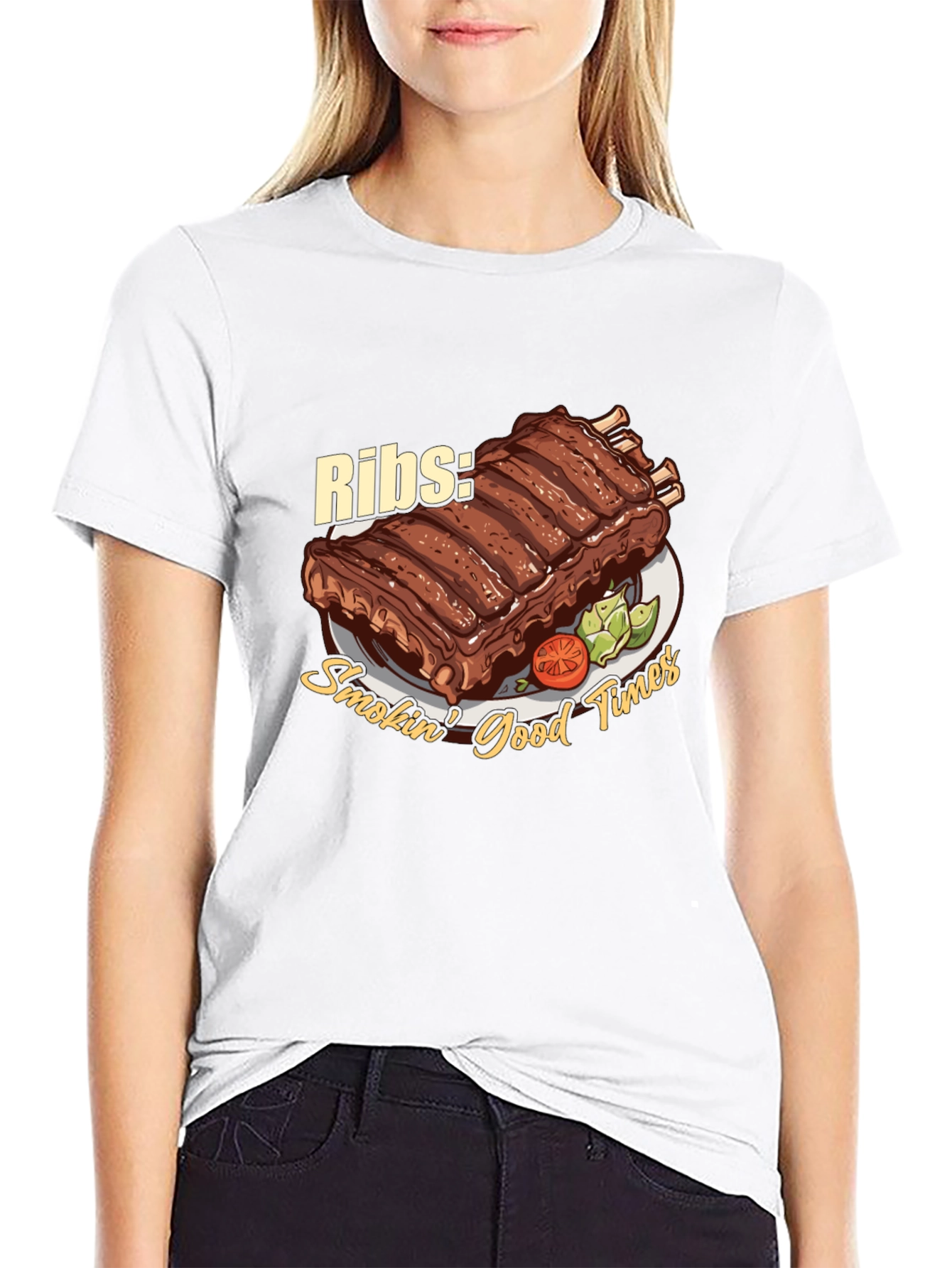 Ribs Smokin Good Times Graphic Tee