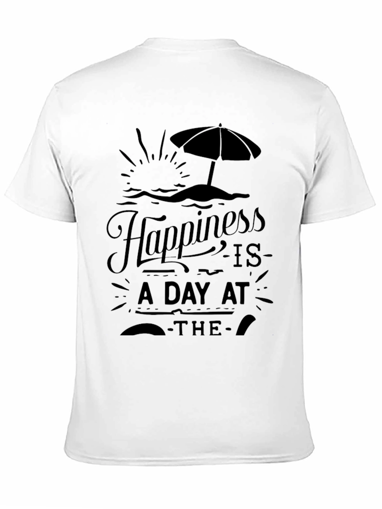 Happiness Is A Day At The Beach Graphic Tee