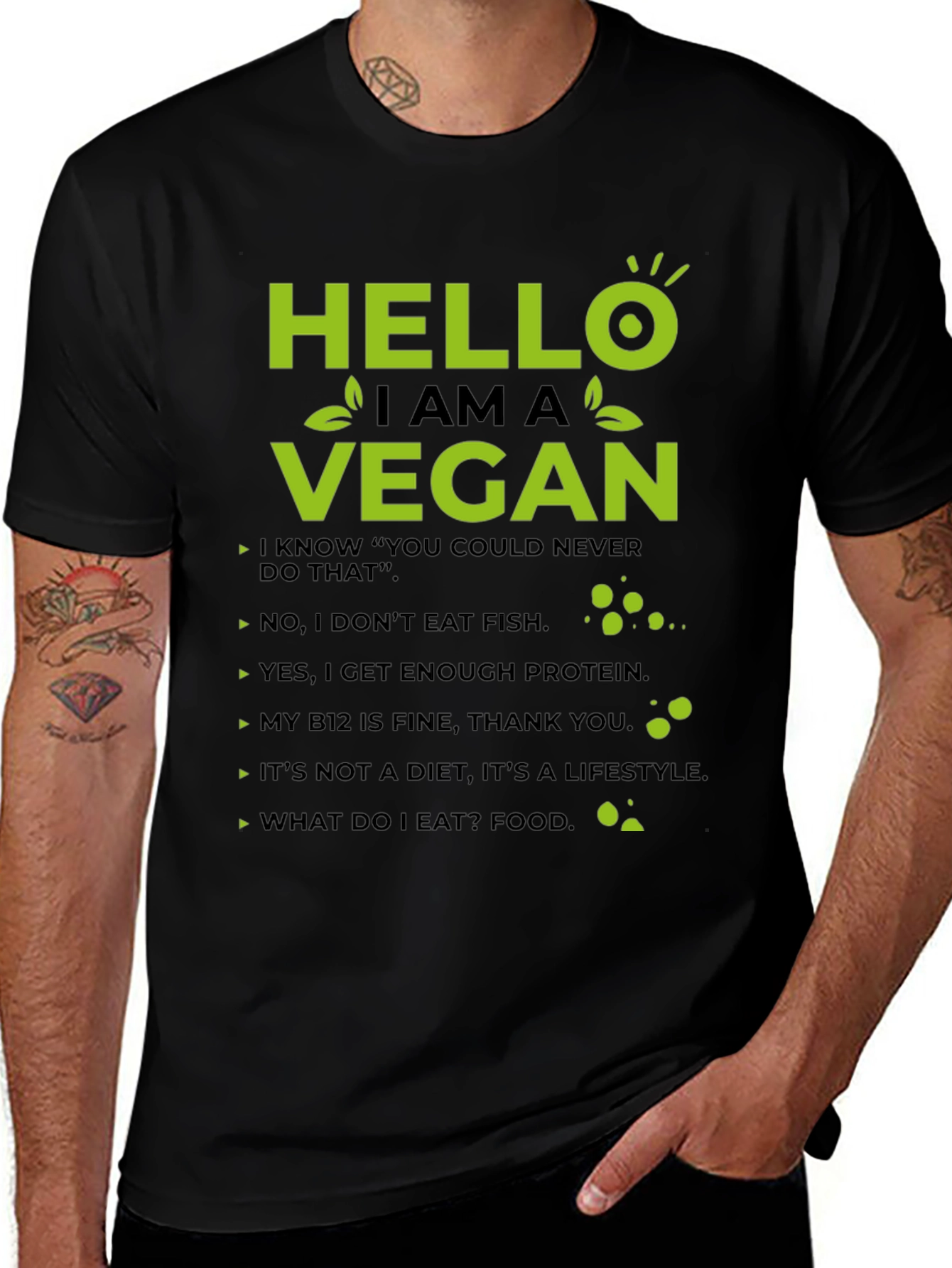 Hello I Am A Vegan T-Shirt