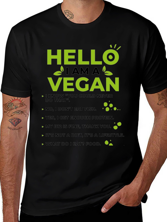 Hello I Am A Vegan T-Shirt