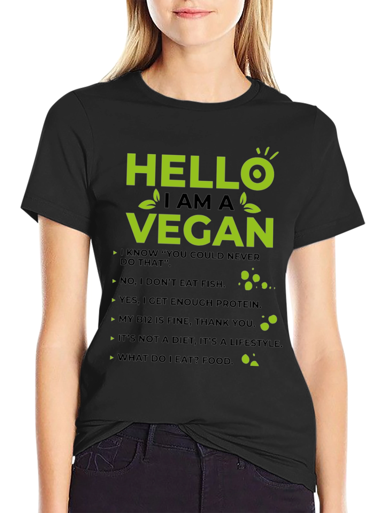 Hello I Am A Vegan T-Shirt