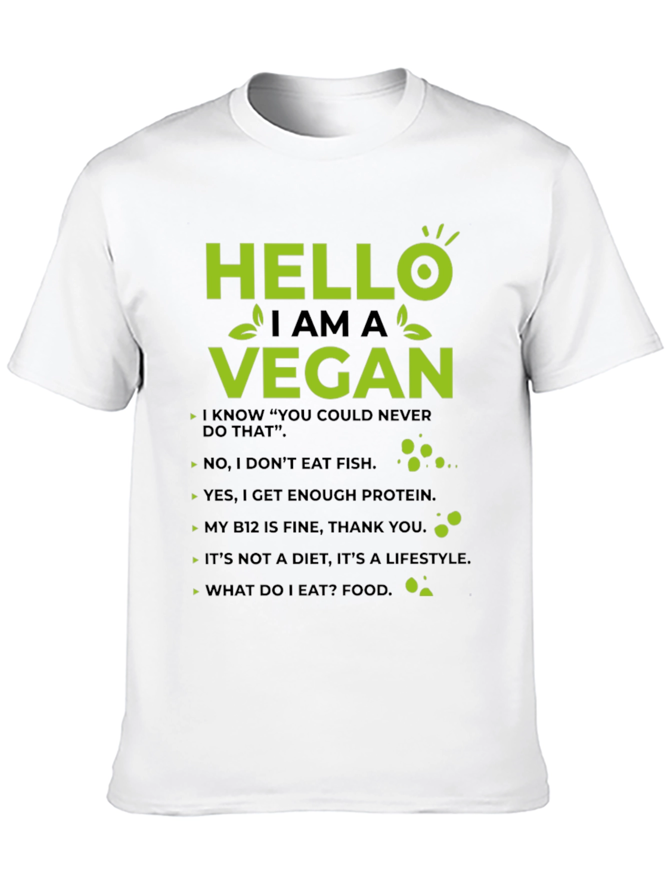 Hello I Am A Vegan T-Shirt