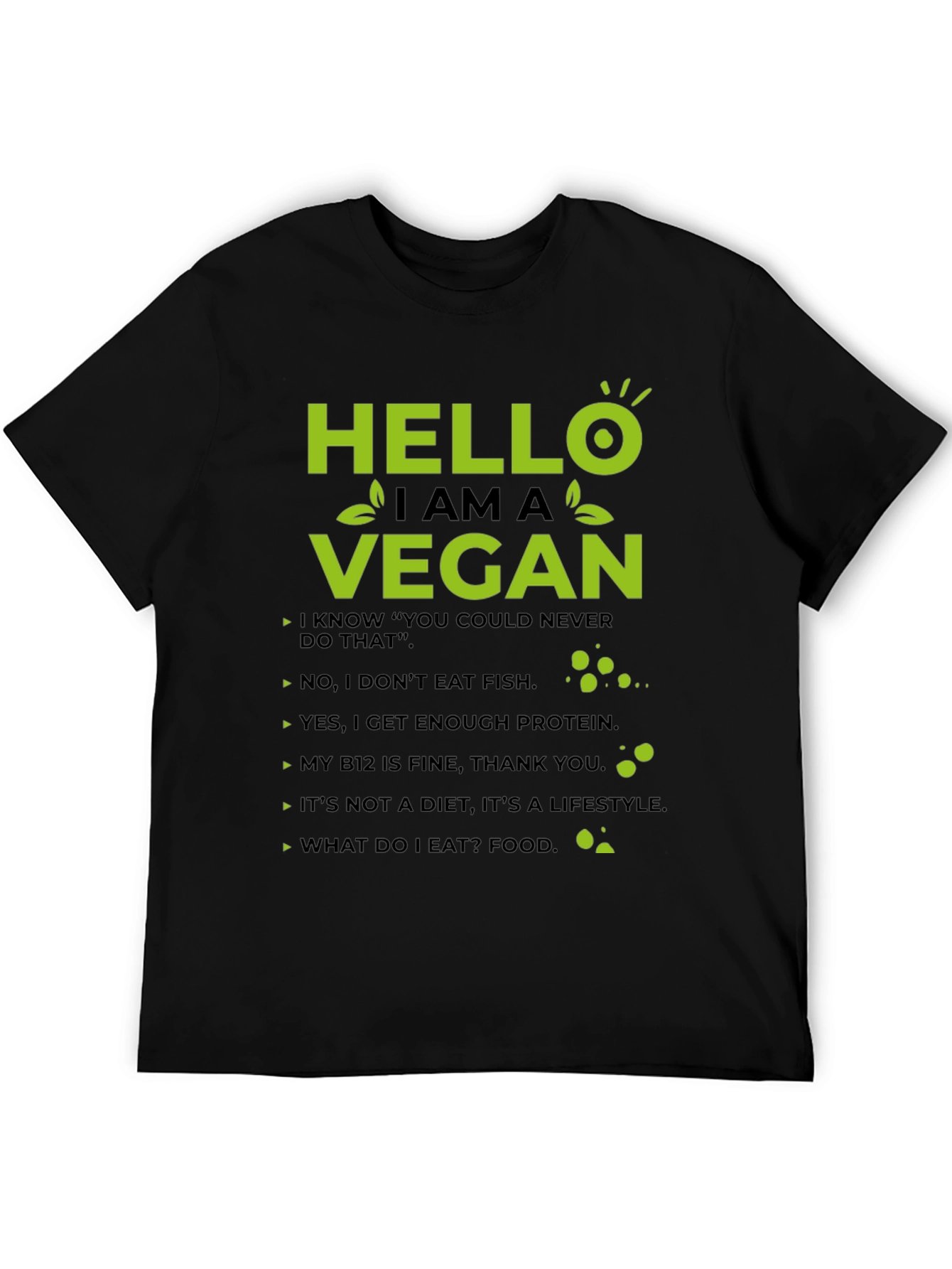 Hello I Am A Vegan T-Shirt