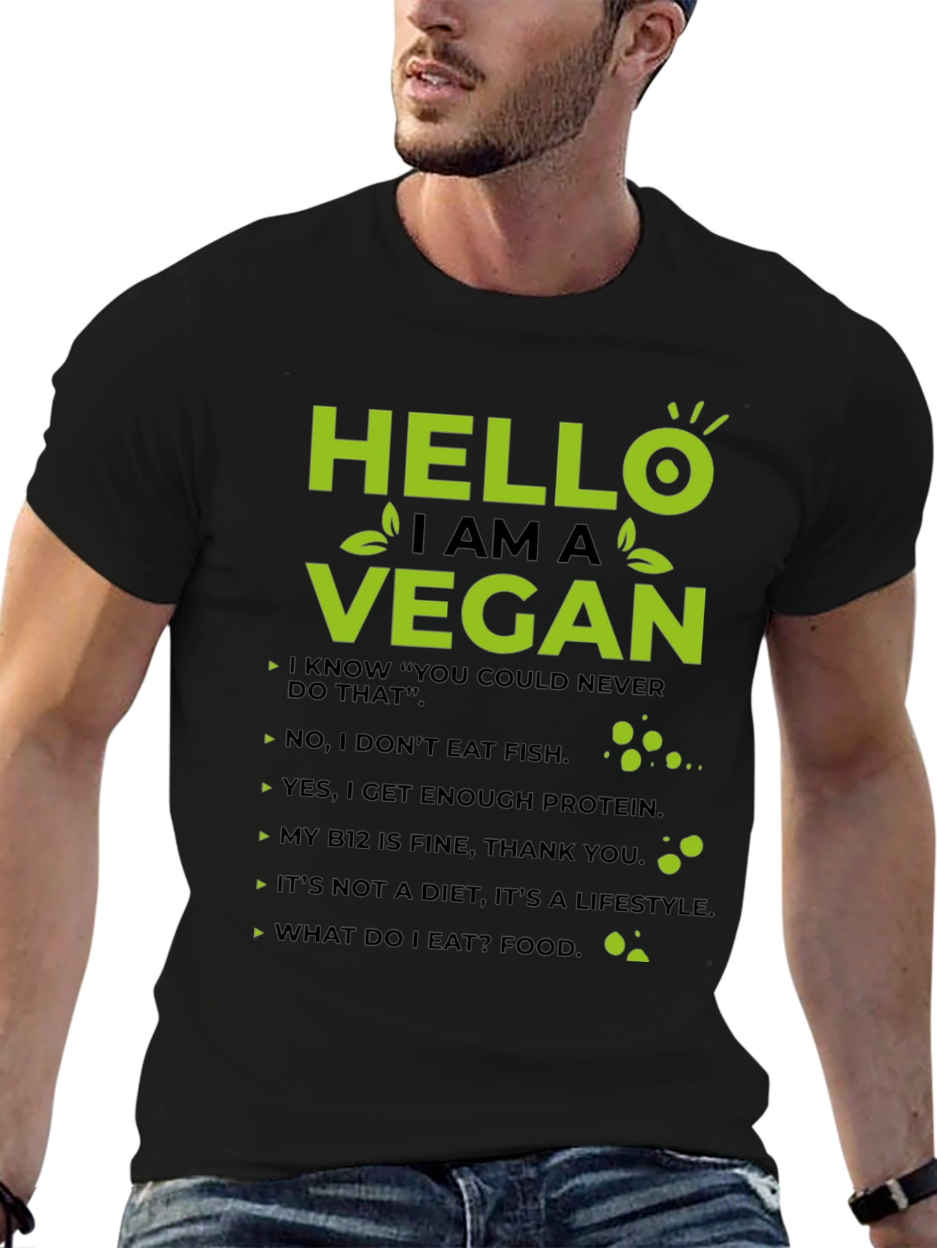 Hello I Am A Vegan T-Shirt