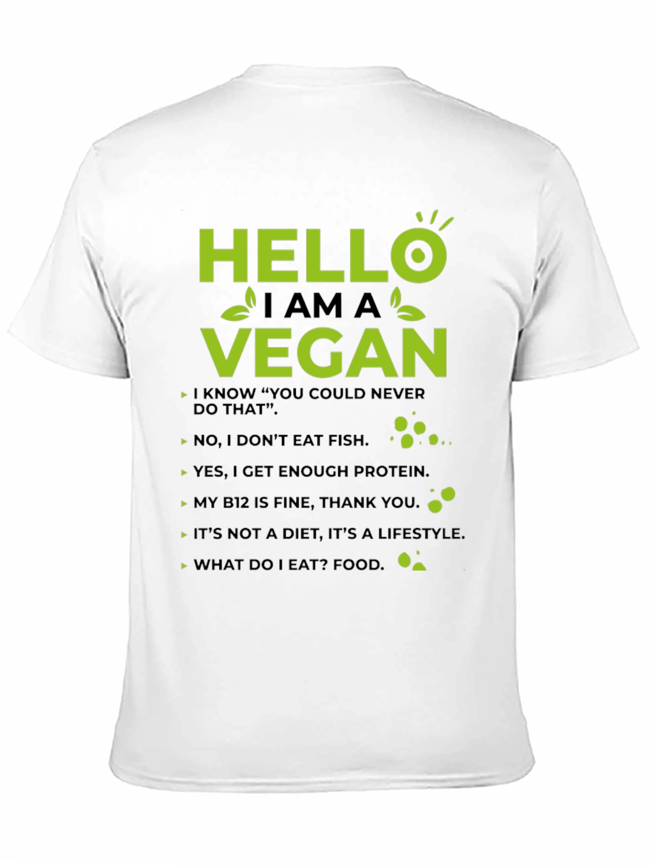 Hello I Am A Vegan T-Shirt