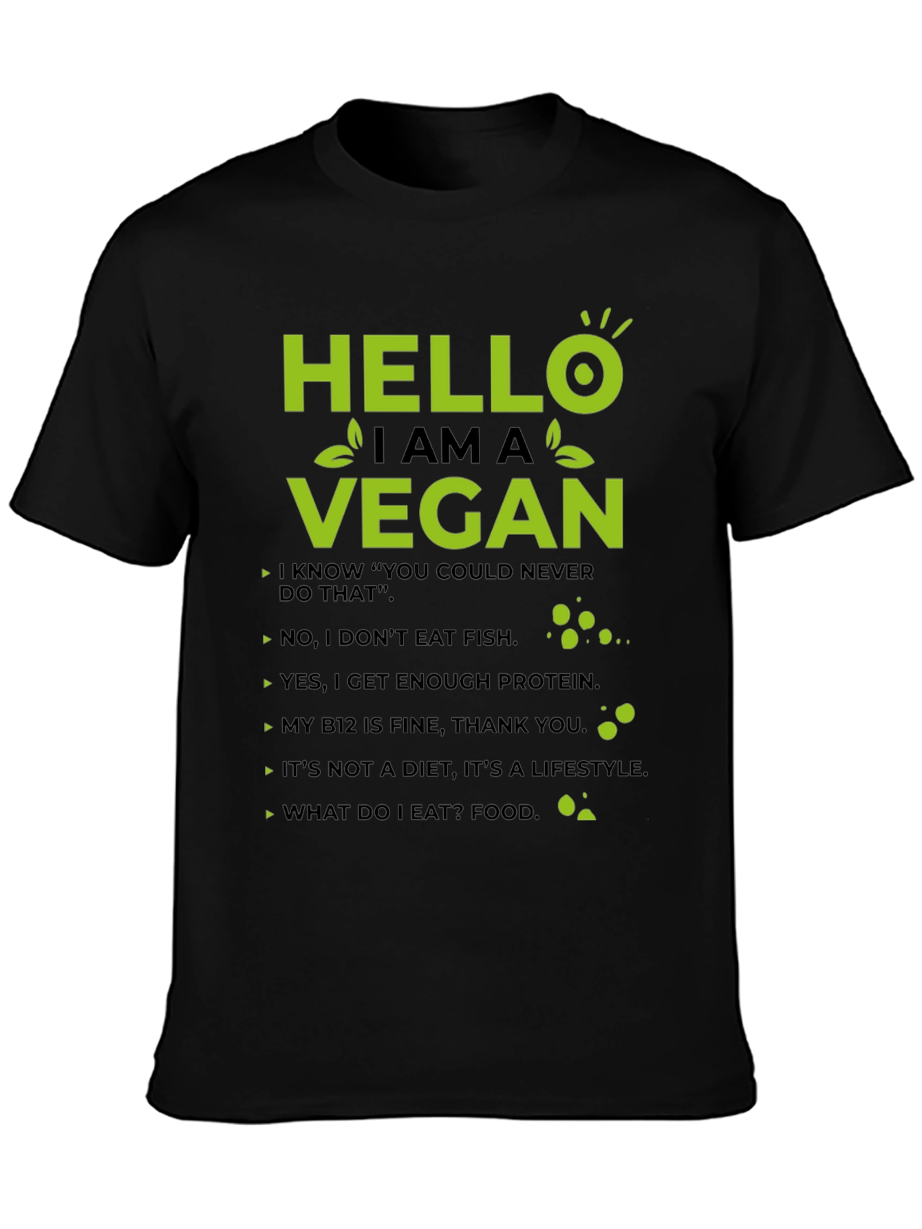 Hello I Am A Vegan T-Shirt