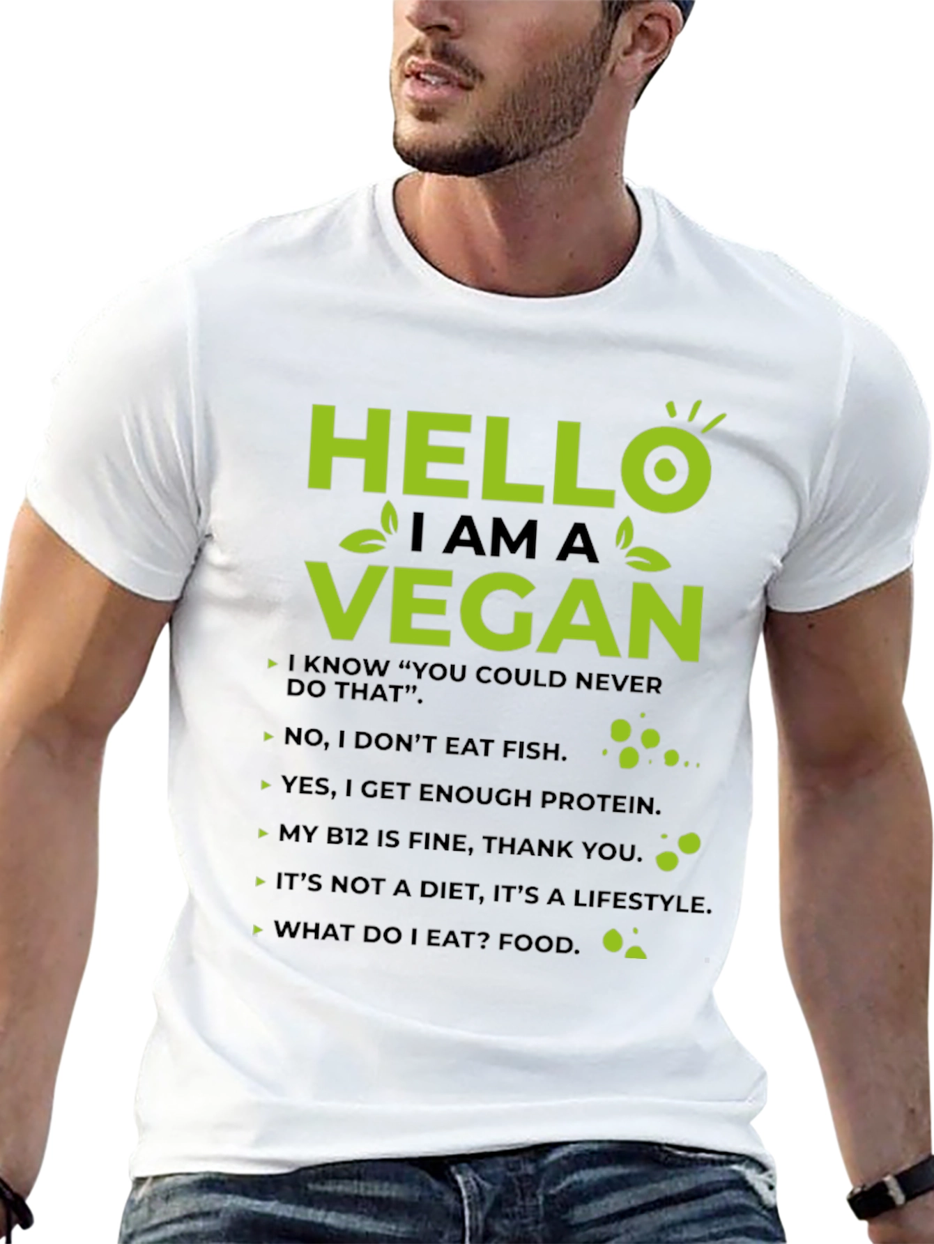 Hello I Am A Vegan T-Shirt