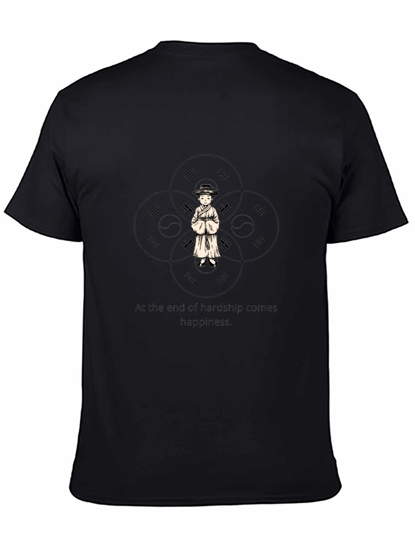 Philosophical Black Graphic Tee