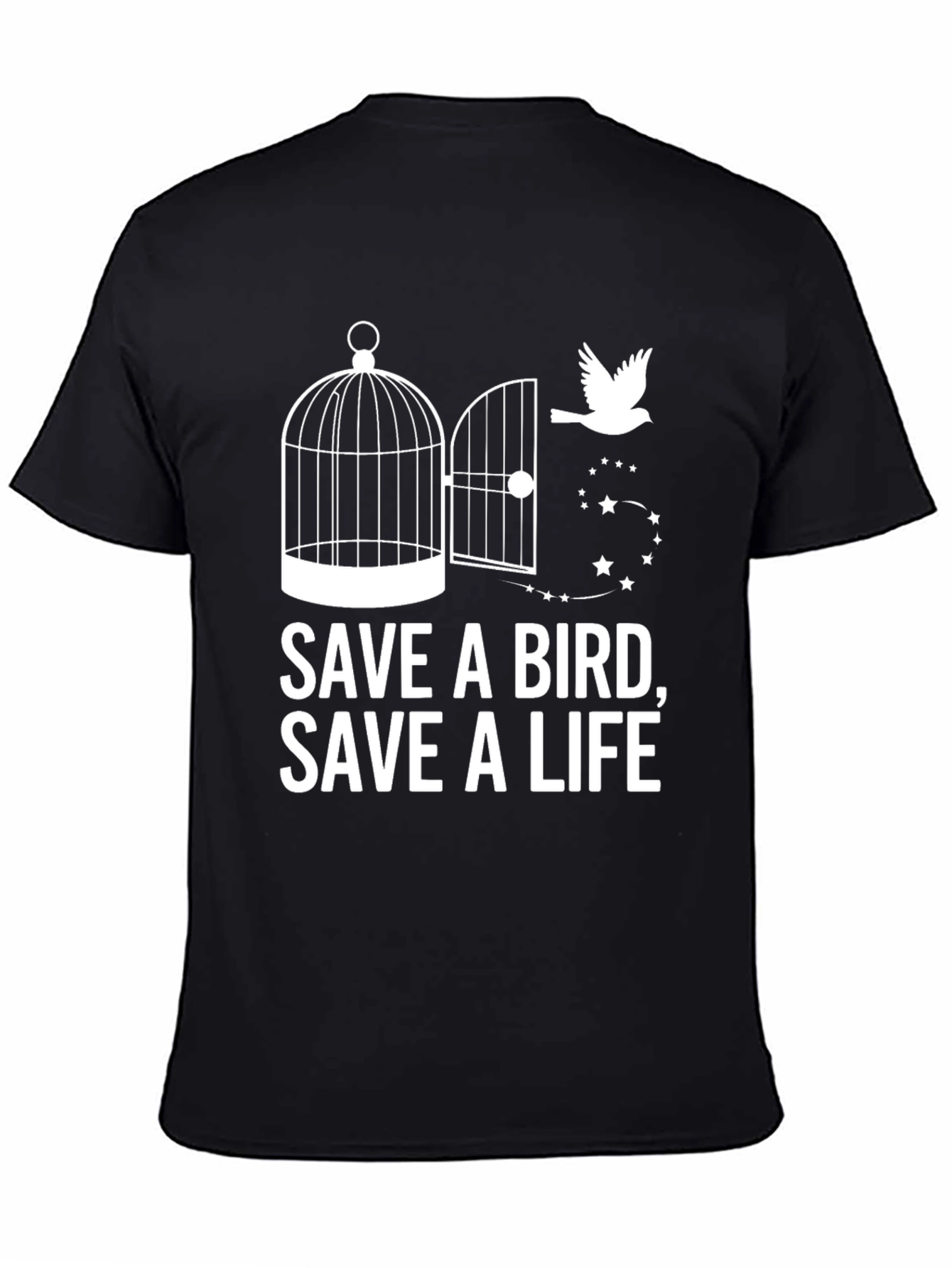 Save a Bird Save a Life Graphic T-Shirt
