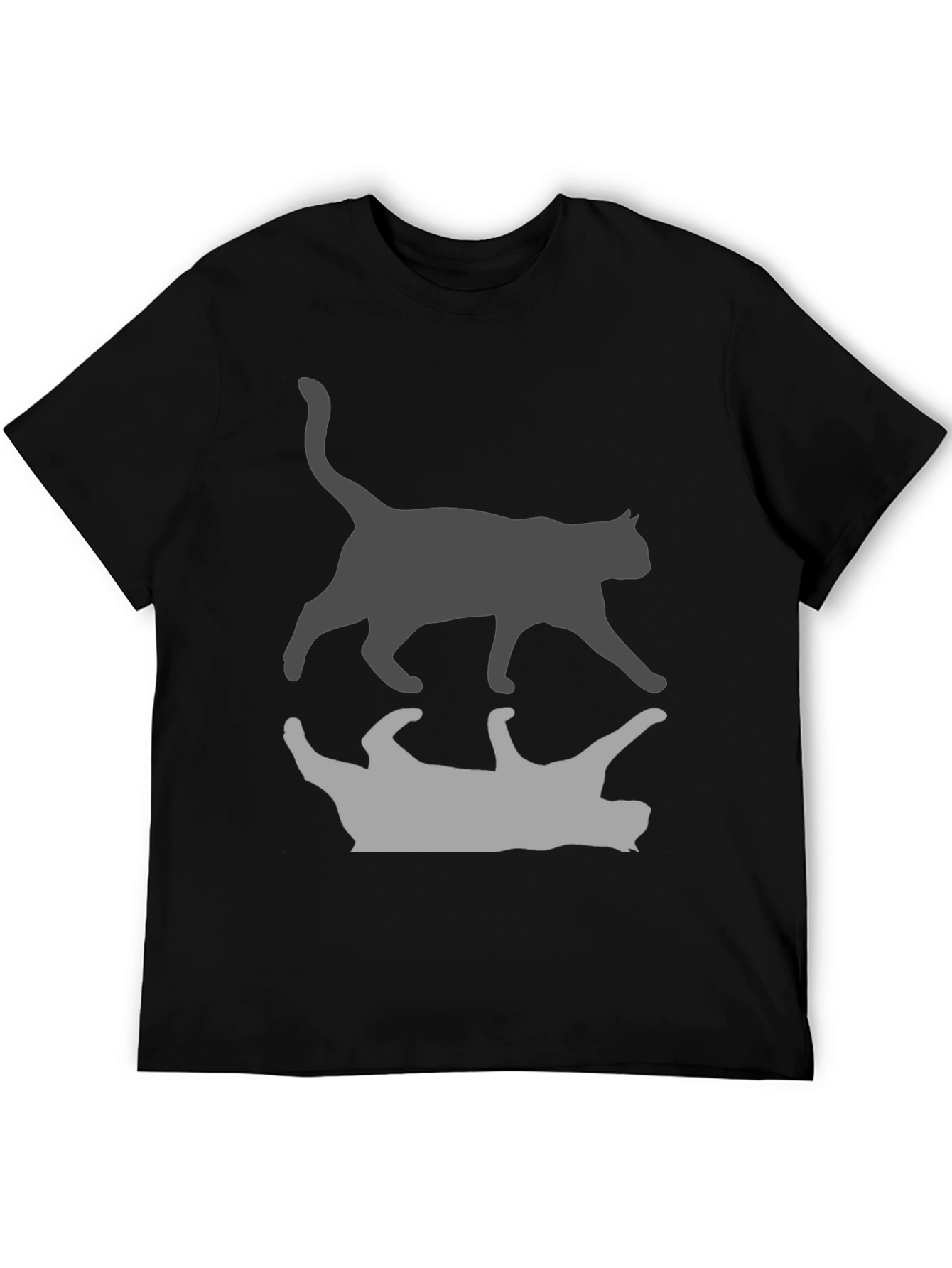 Cool Cat Silhouette Graphic Tee