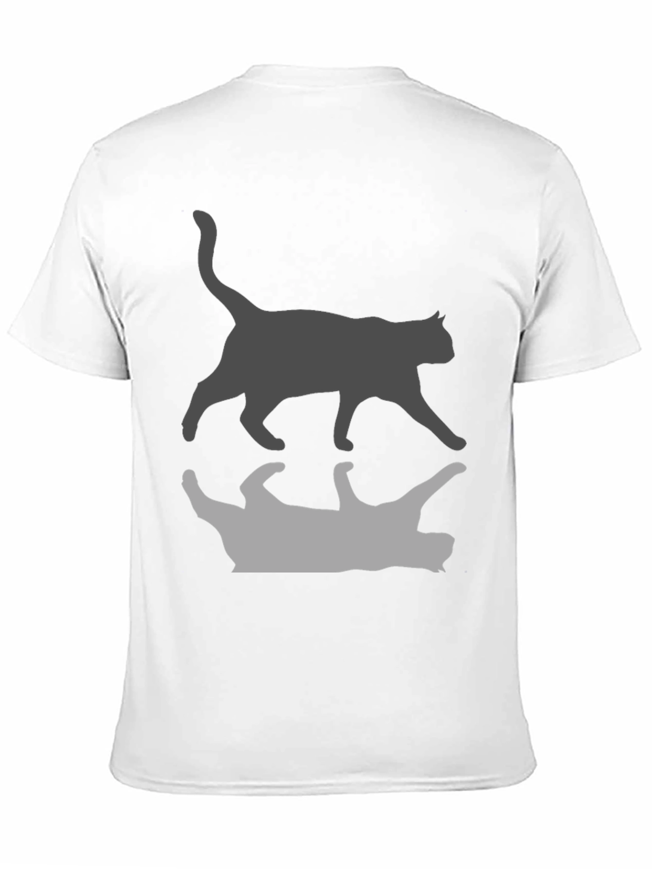 Cool Cat Silhouette Graphic Tee