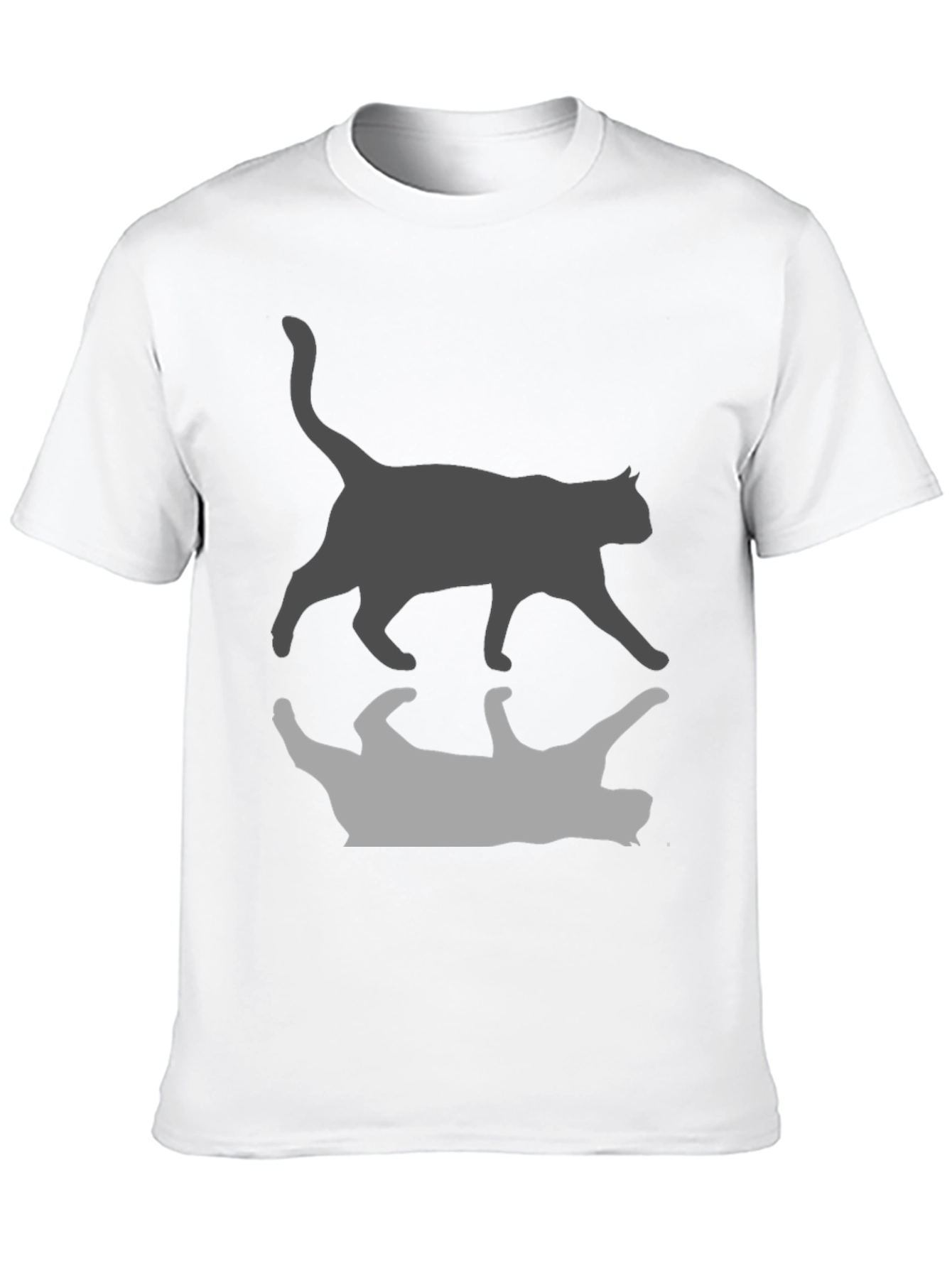 Cool Cat Silhouette Graphic Tee