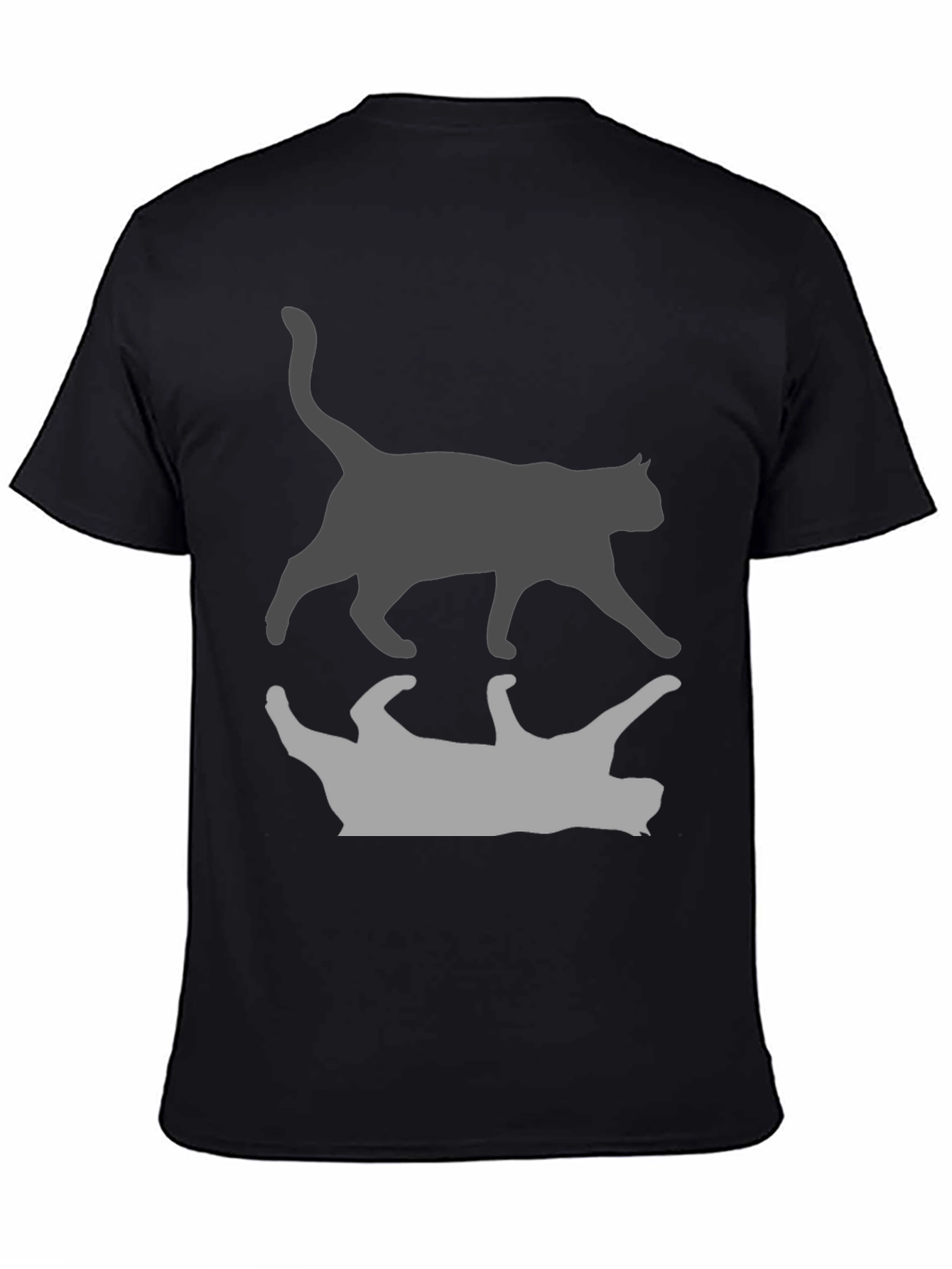 Cool Cat Silhouette Graphic Tee