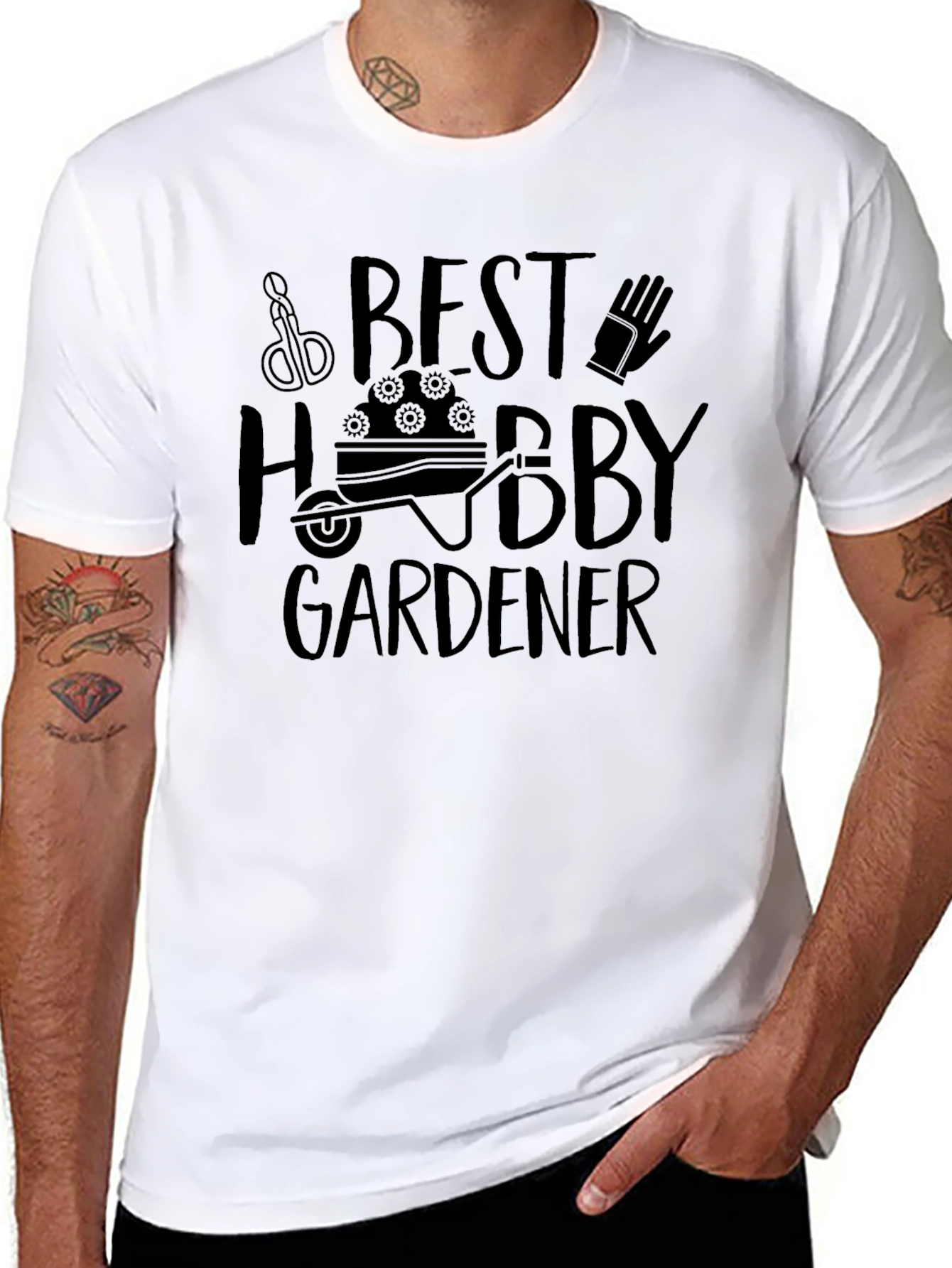 Best Hobby Gardener Graphic T-Shirt