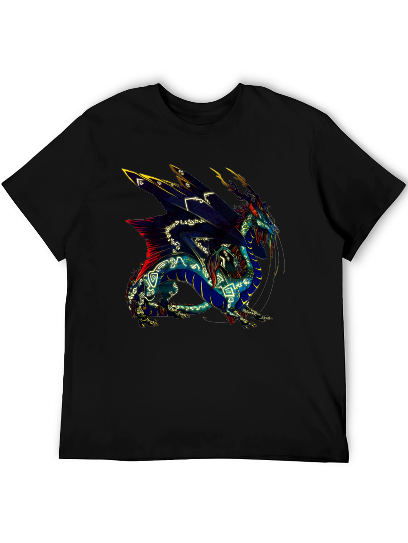 Dragon Graphic Tee - Black