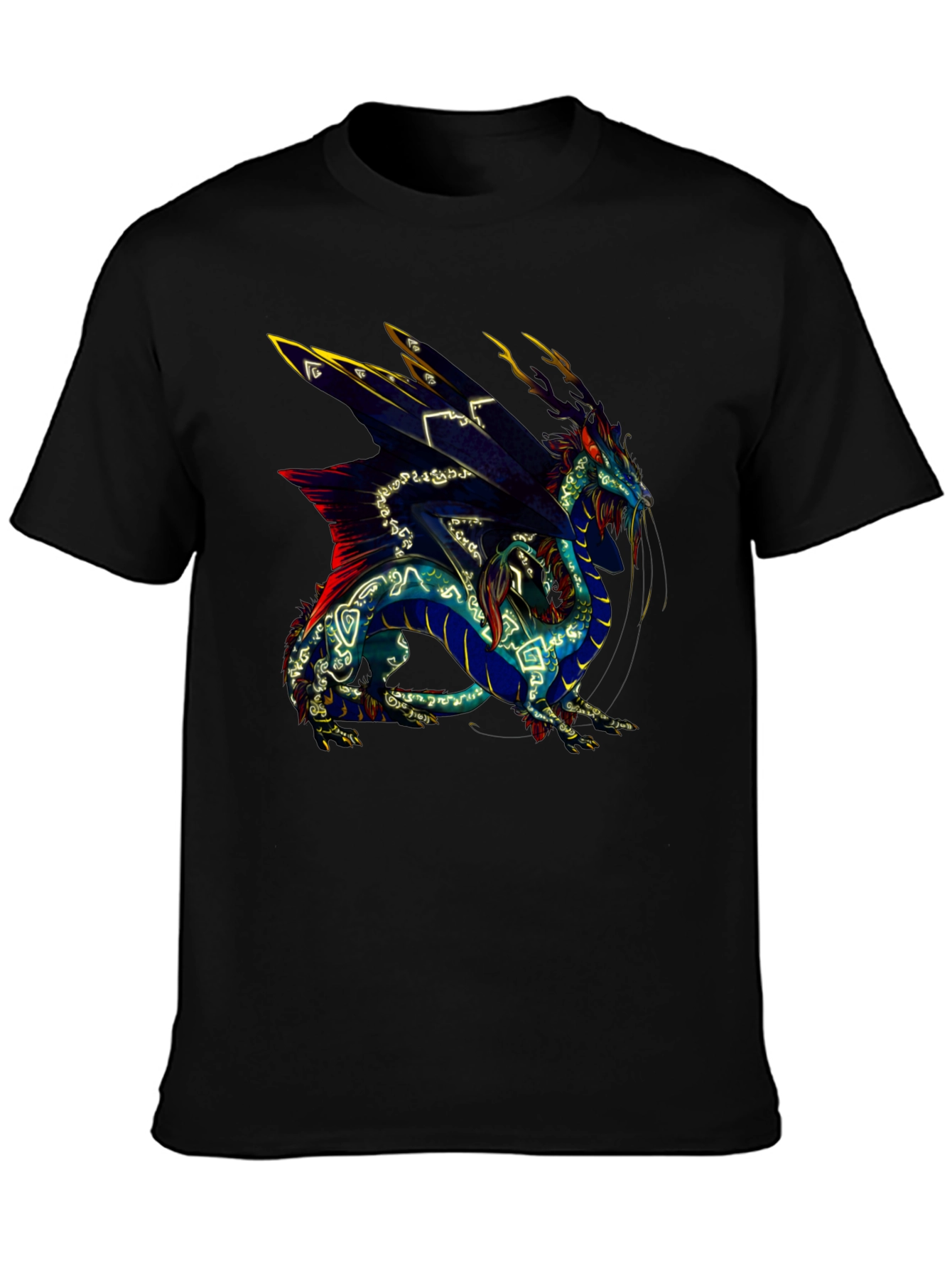 Dragon Graphic Tee - Black