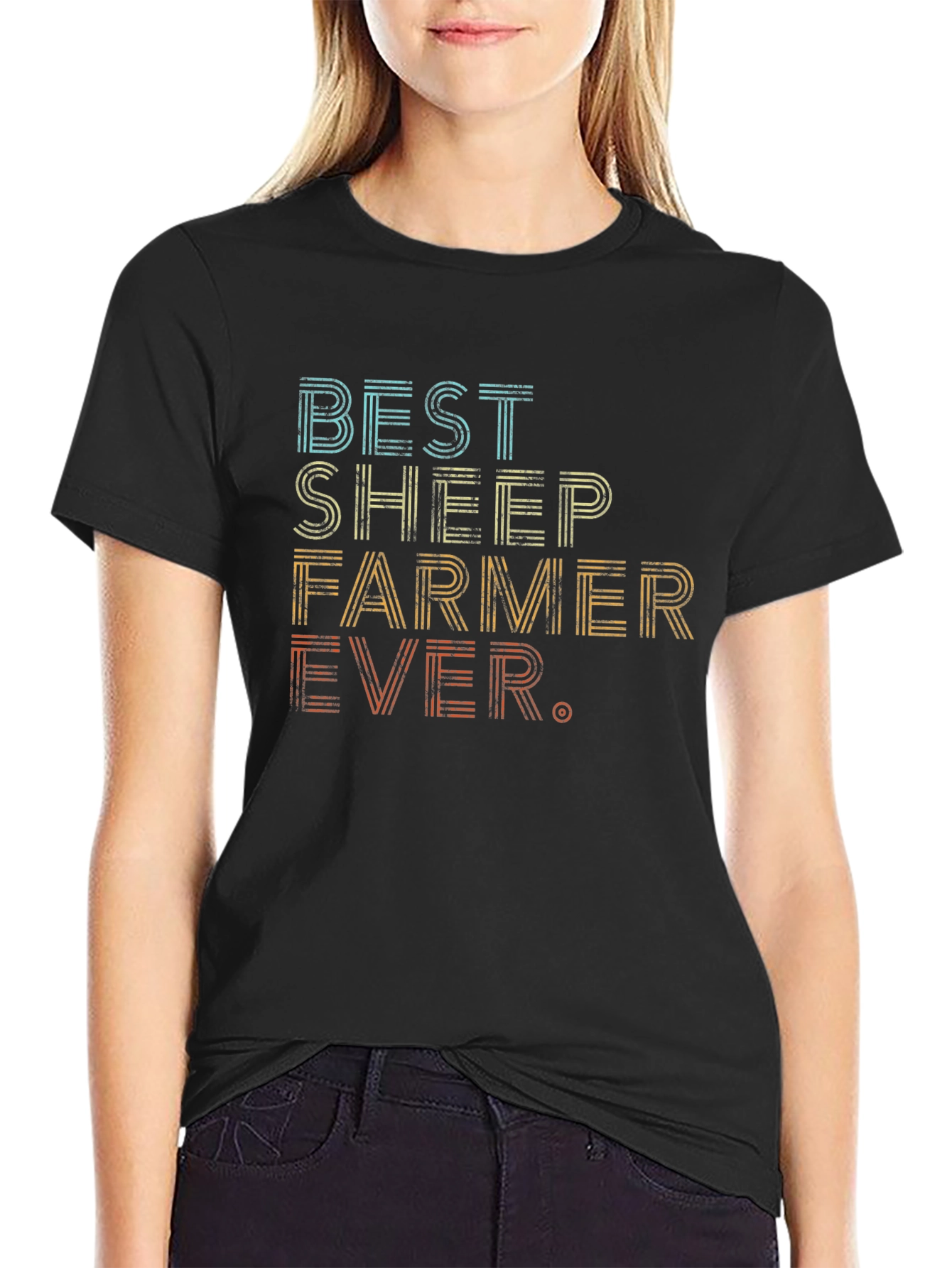Best Sheep Farmer Ever T-Shirt - Soft Cotton Tee