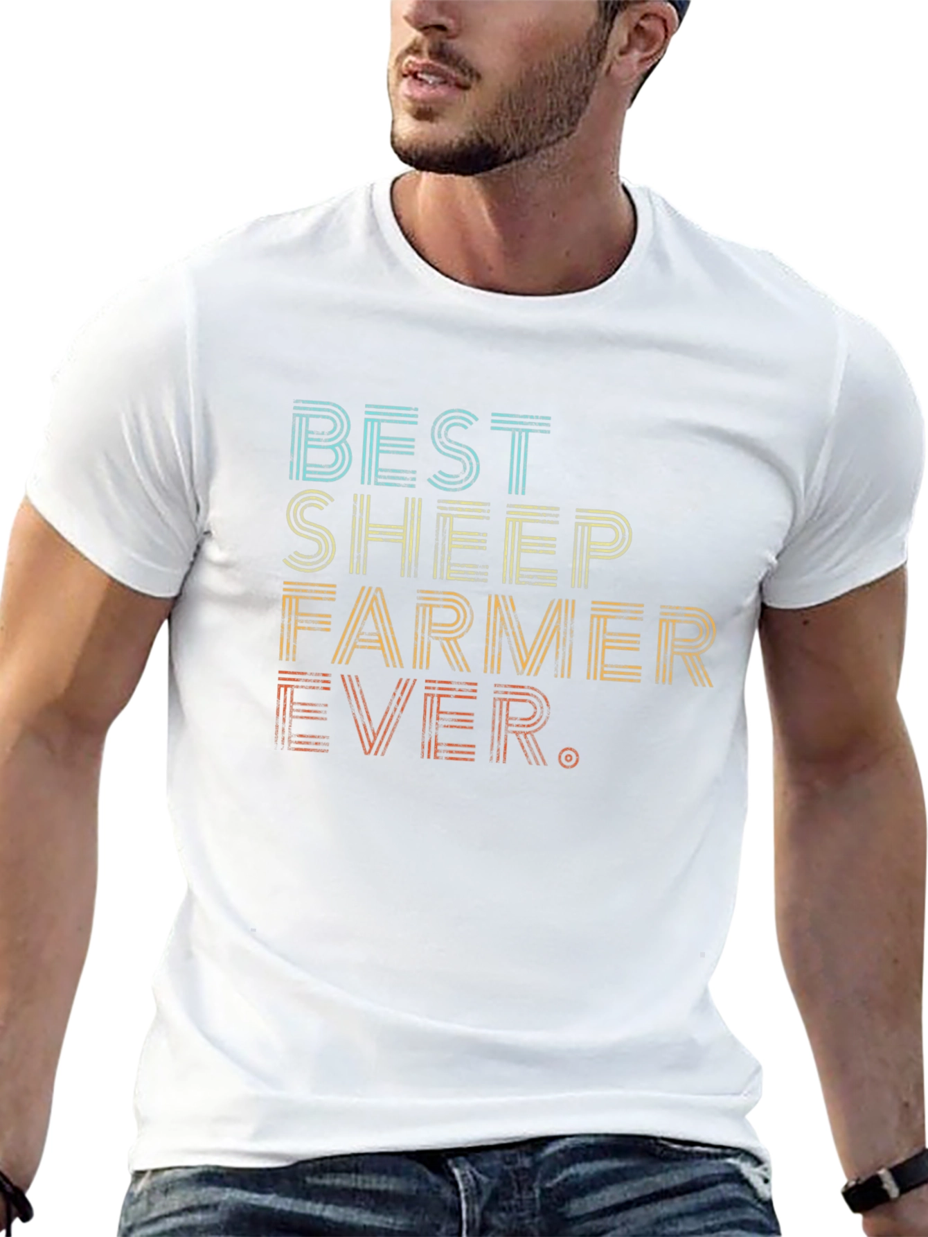 Best Sheep Farmer Ever T-Shirt - Soft Cotton Tee